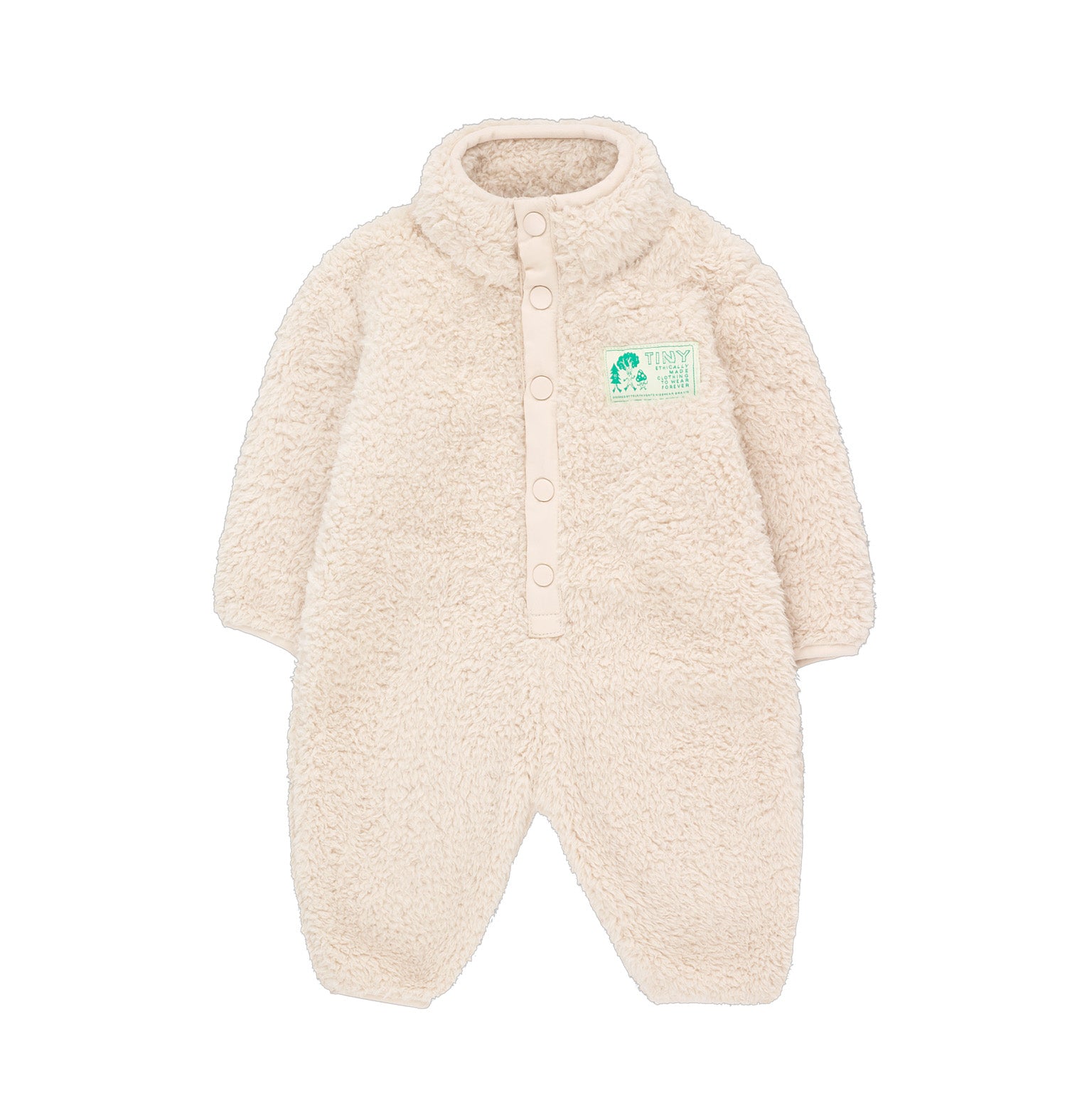 Baby Boys & Girls White Cotton Babysuit