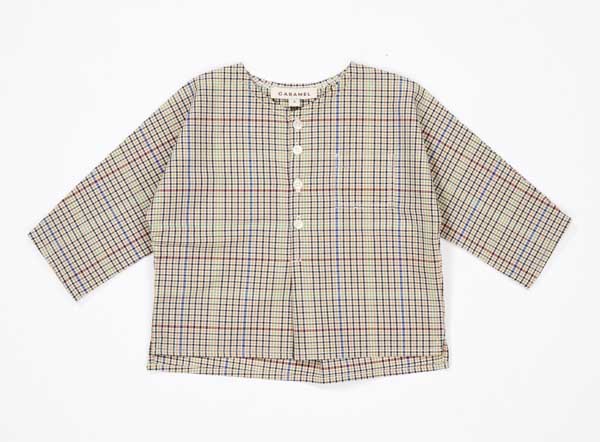 Baby Beige Grides Shirt