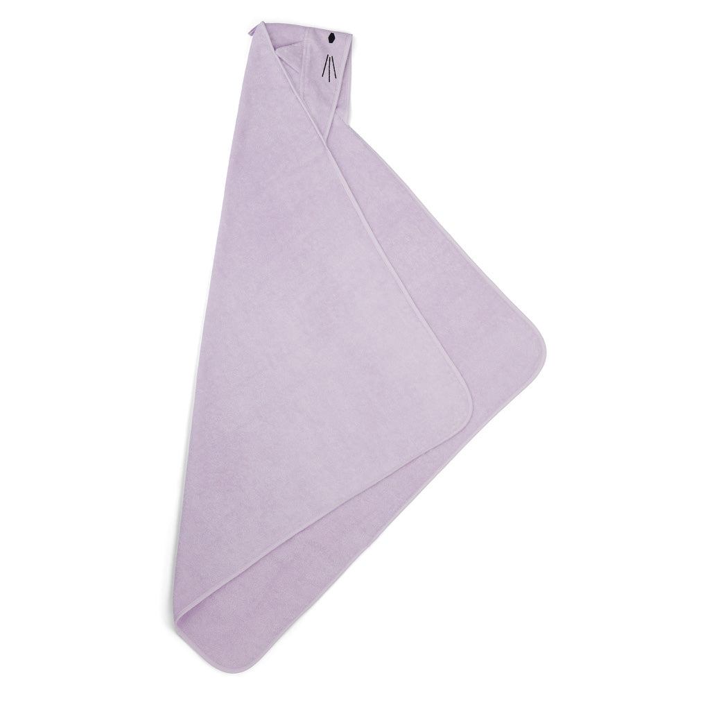 Boys & Girls Light Lavender Hooded Bath Towel(100x100cm)