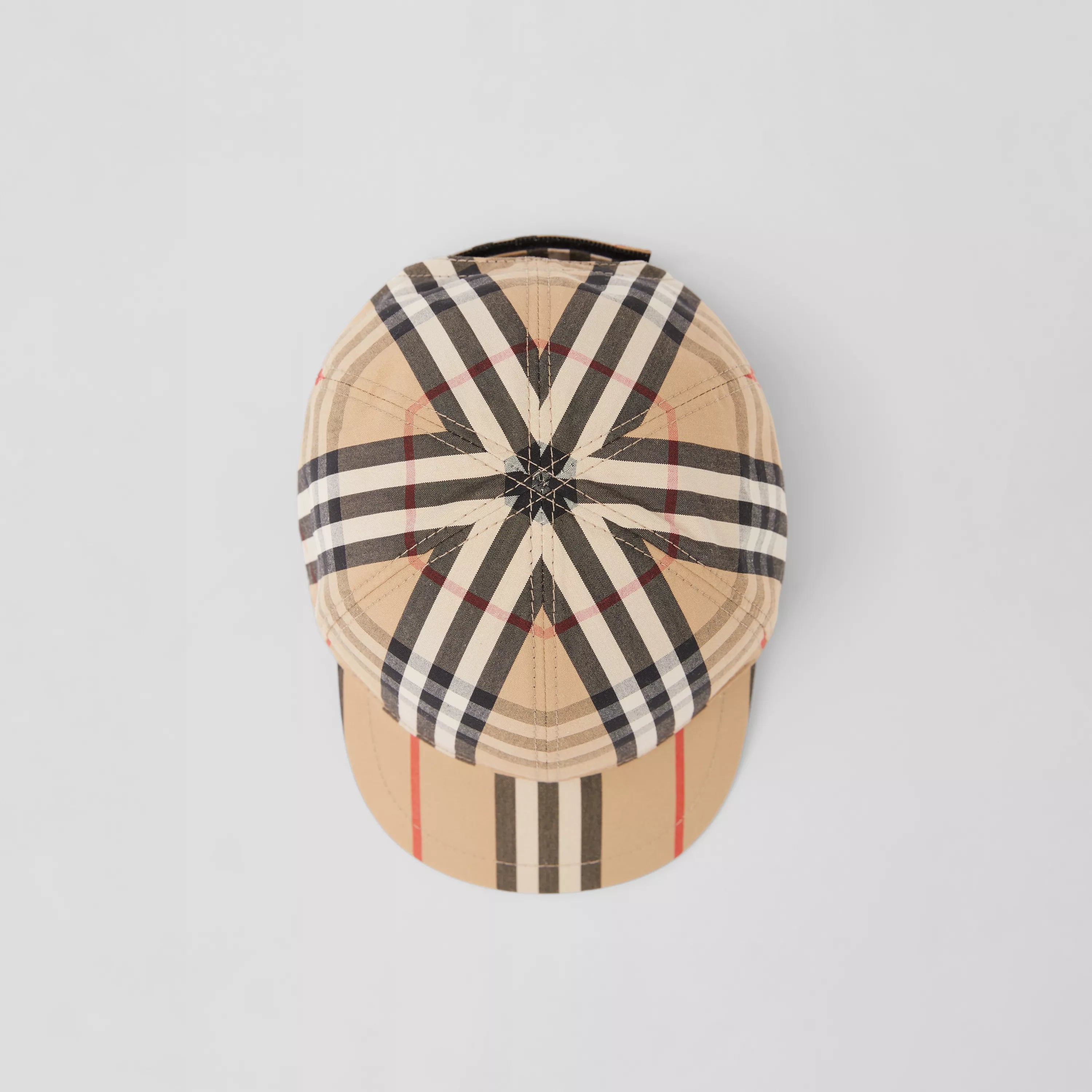 Baby Boys & Girls Beige Check Cap