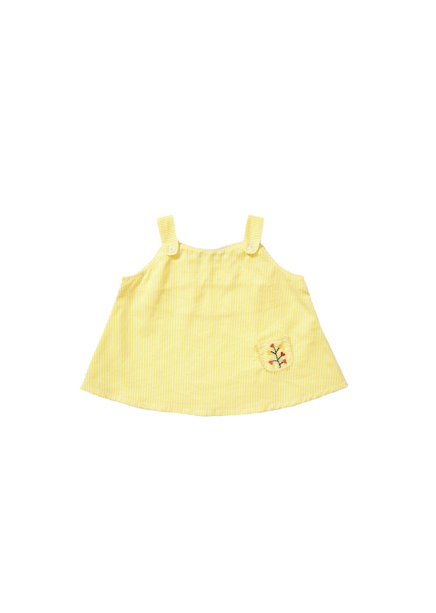 Baby Girls Yellow Striped Top