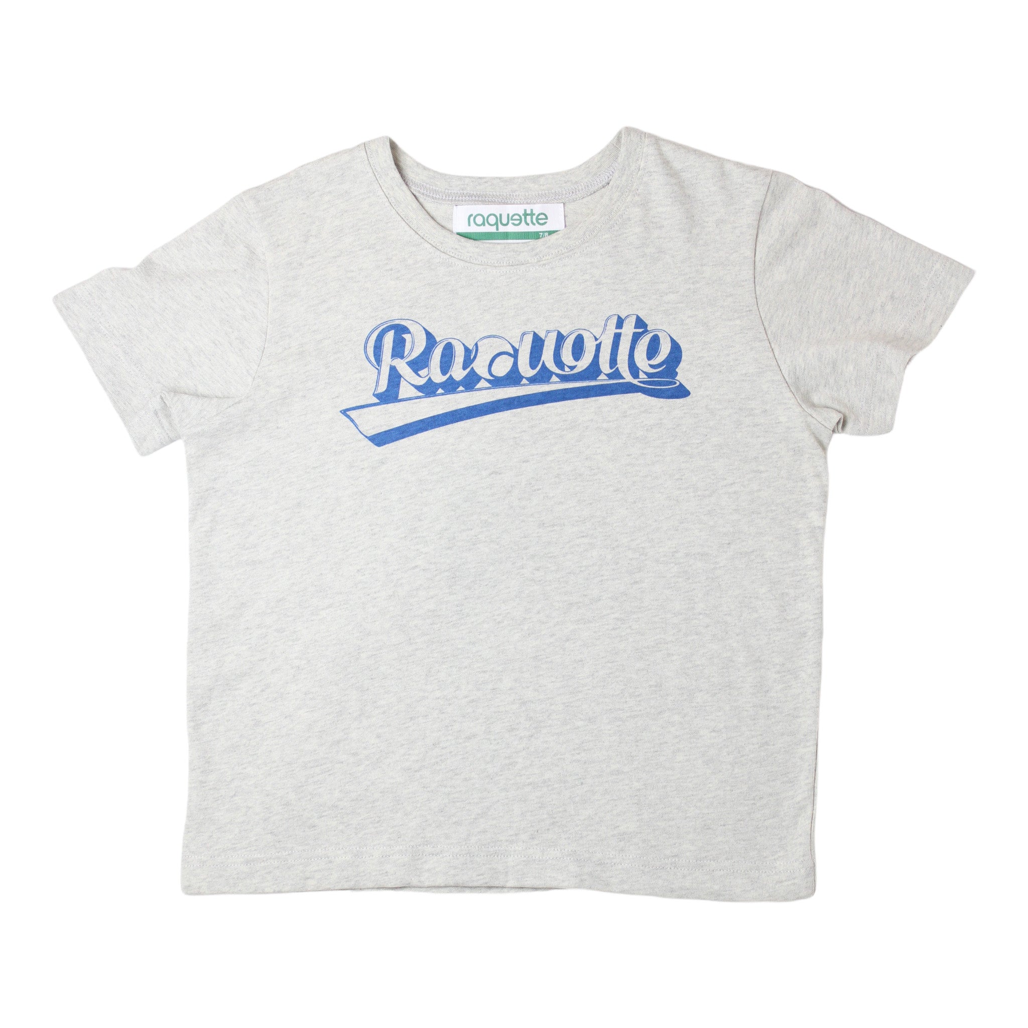 Boys & Girls Grey Logo Cotton T-Shirt