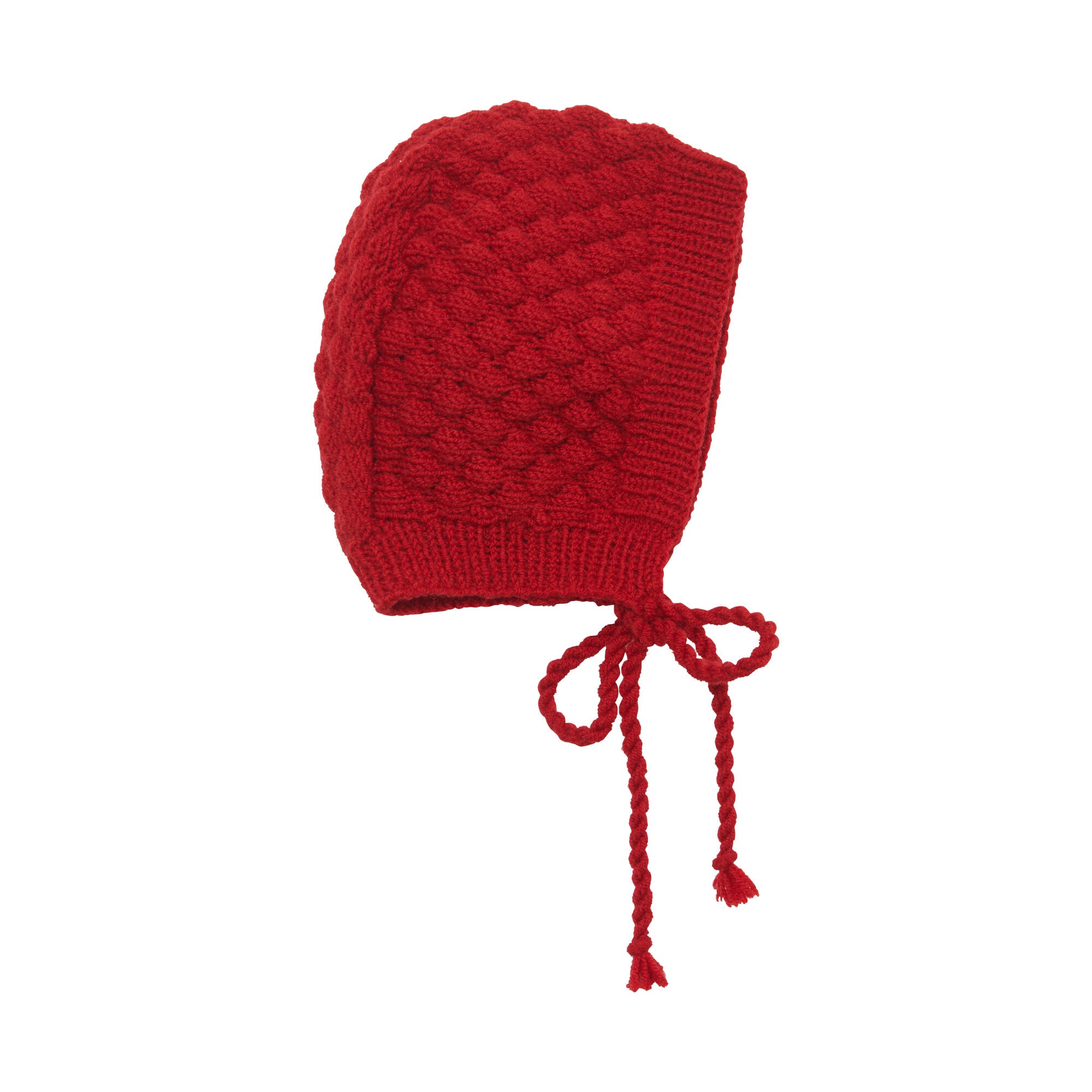 Baby Boys & Girls Red Wool Hat