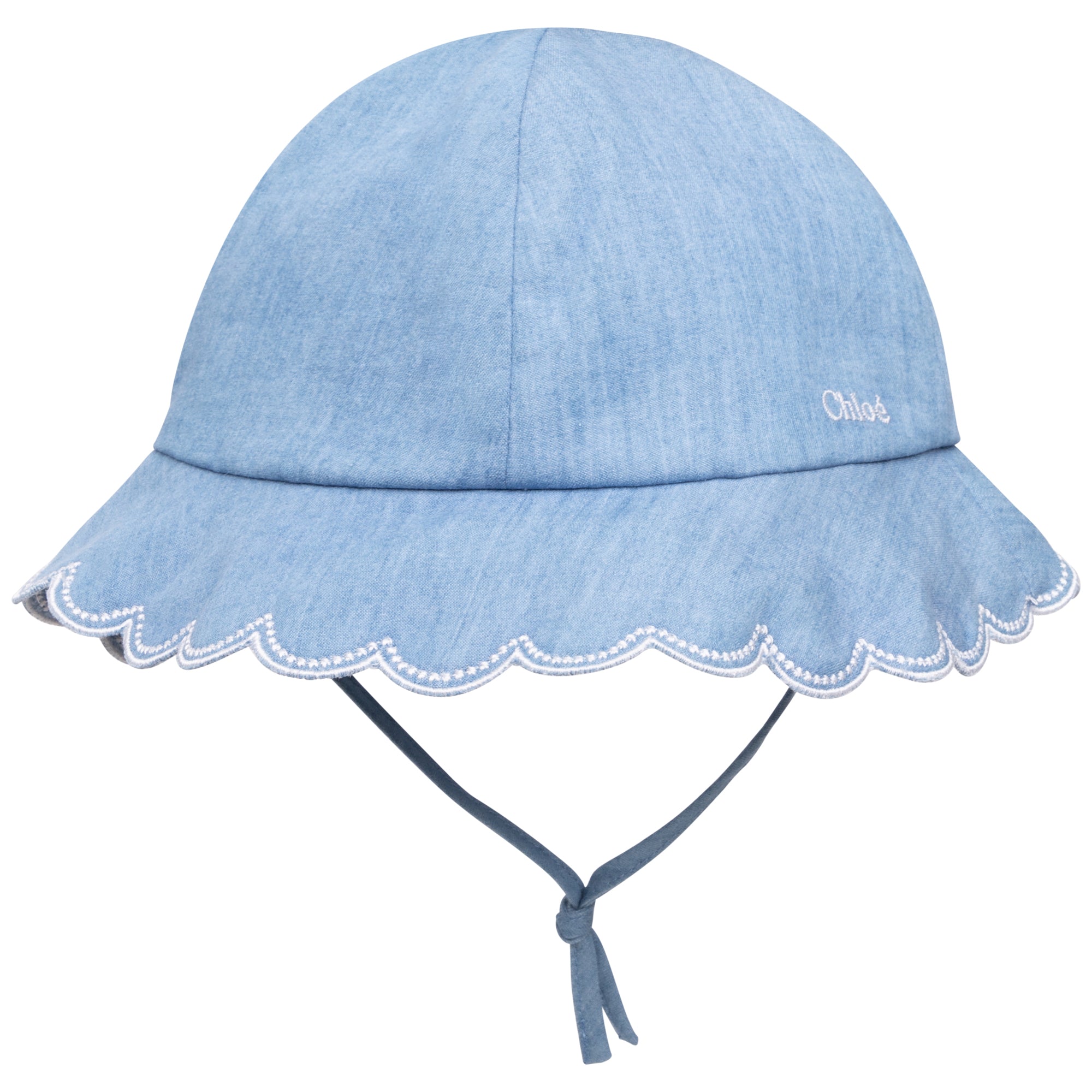 Girls Blue Denim Hat