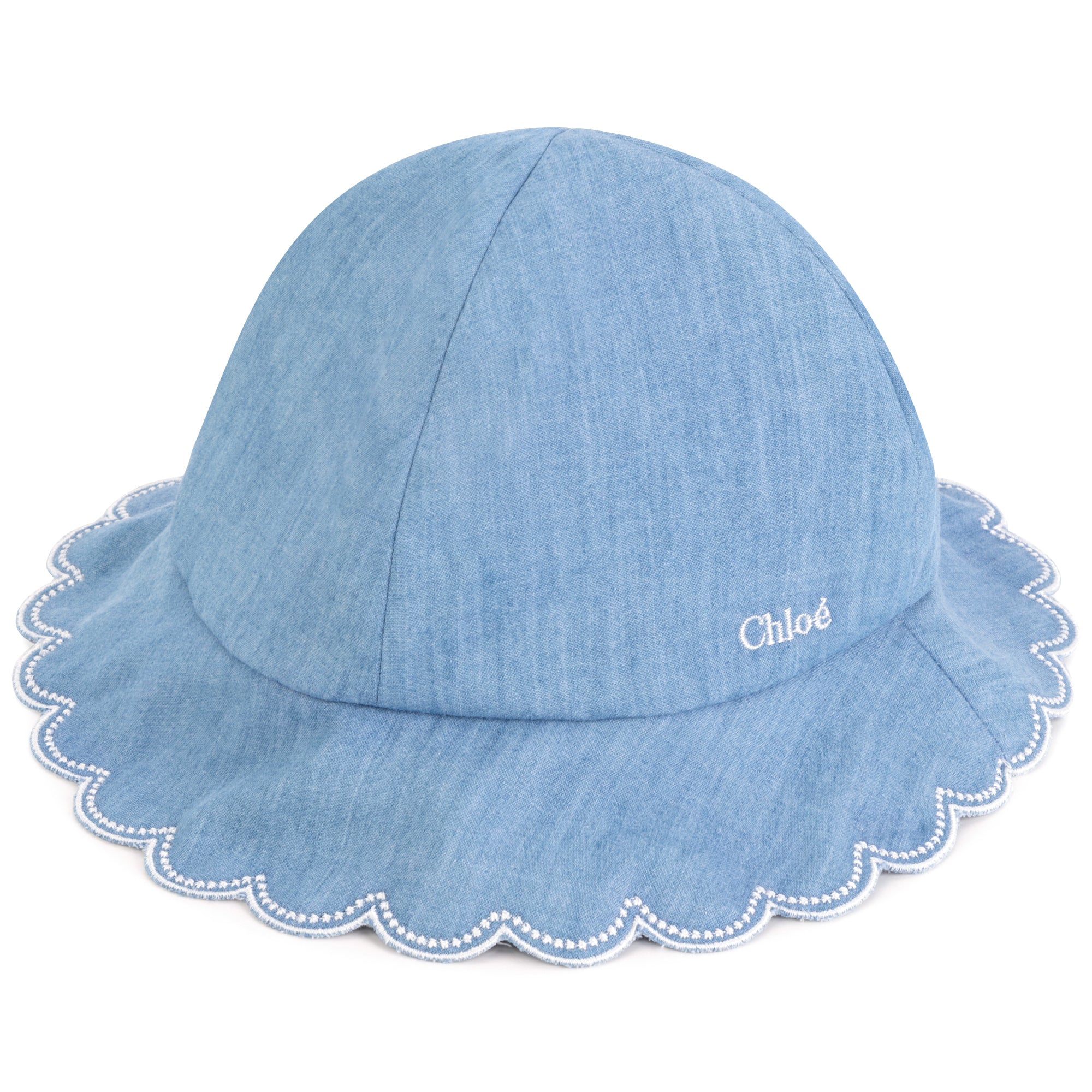 Girls Blue Denim Hat
