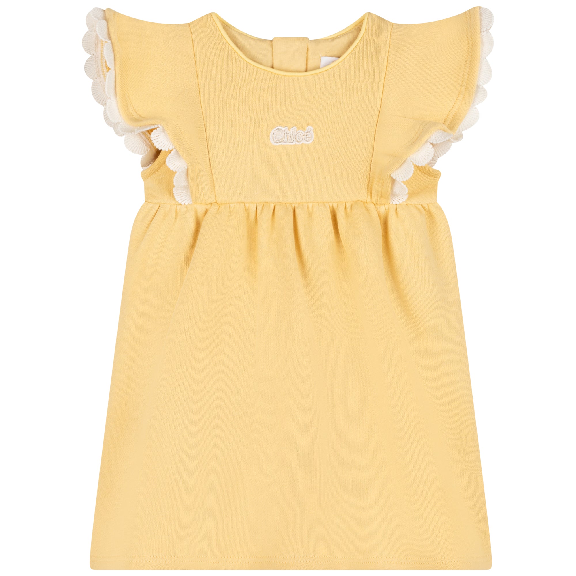 Baby Girls Yellow Logo Dress