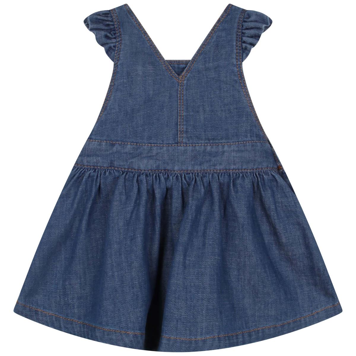 Baby Girls Denim Blue Dress