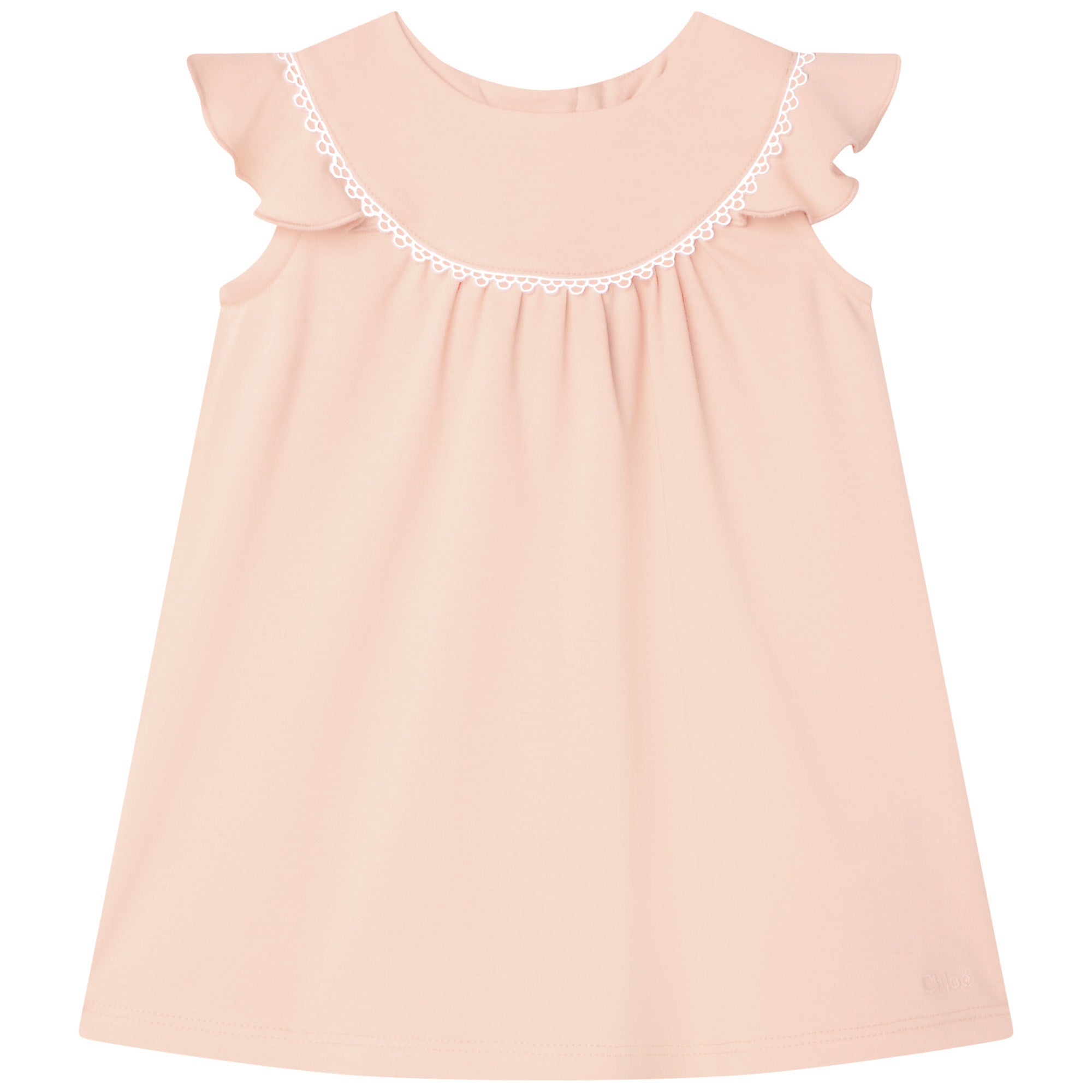 Baby Girls Pink Cotton Dress
