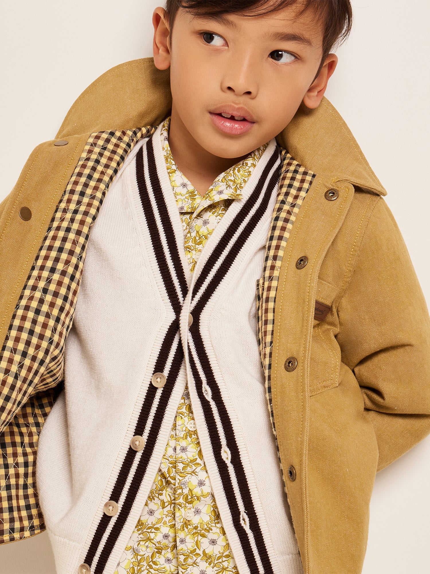 Boys & Girls Brown Coat