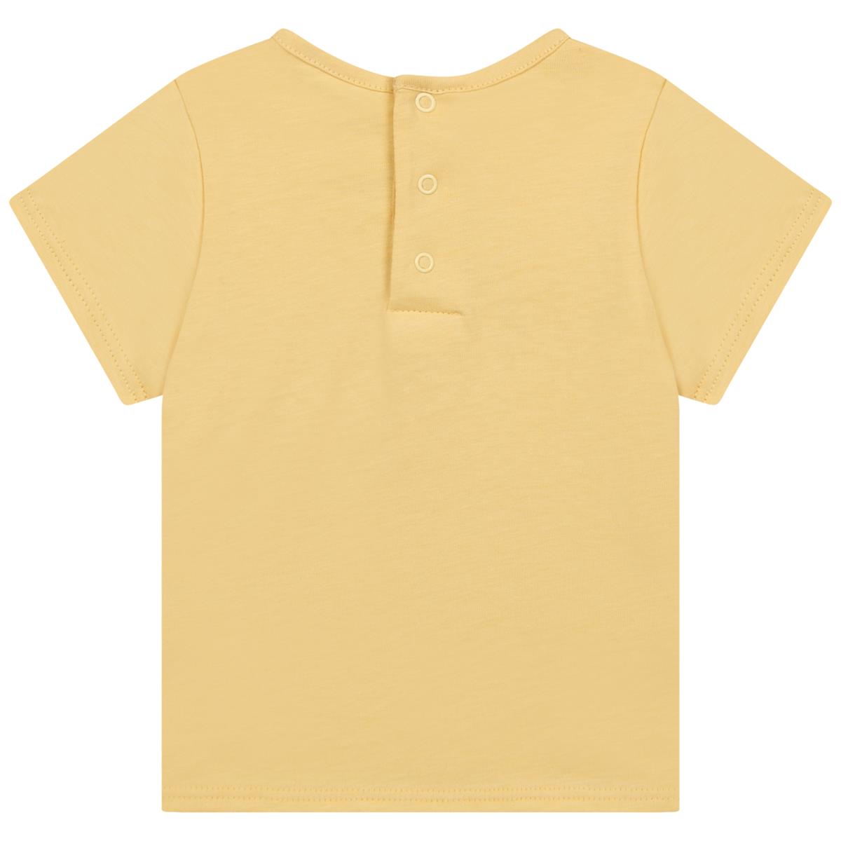 Baby Girls Yellow Logo T-Shirt