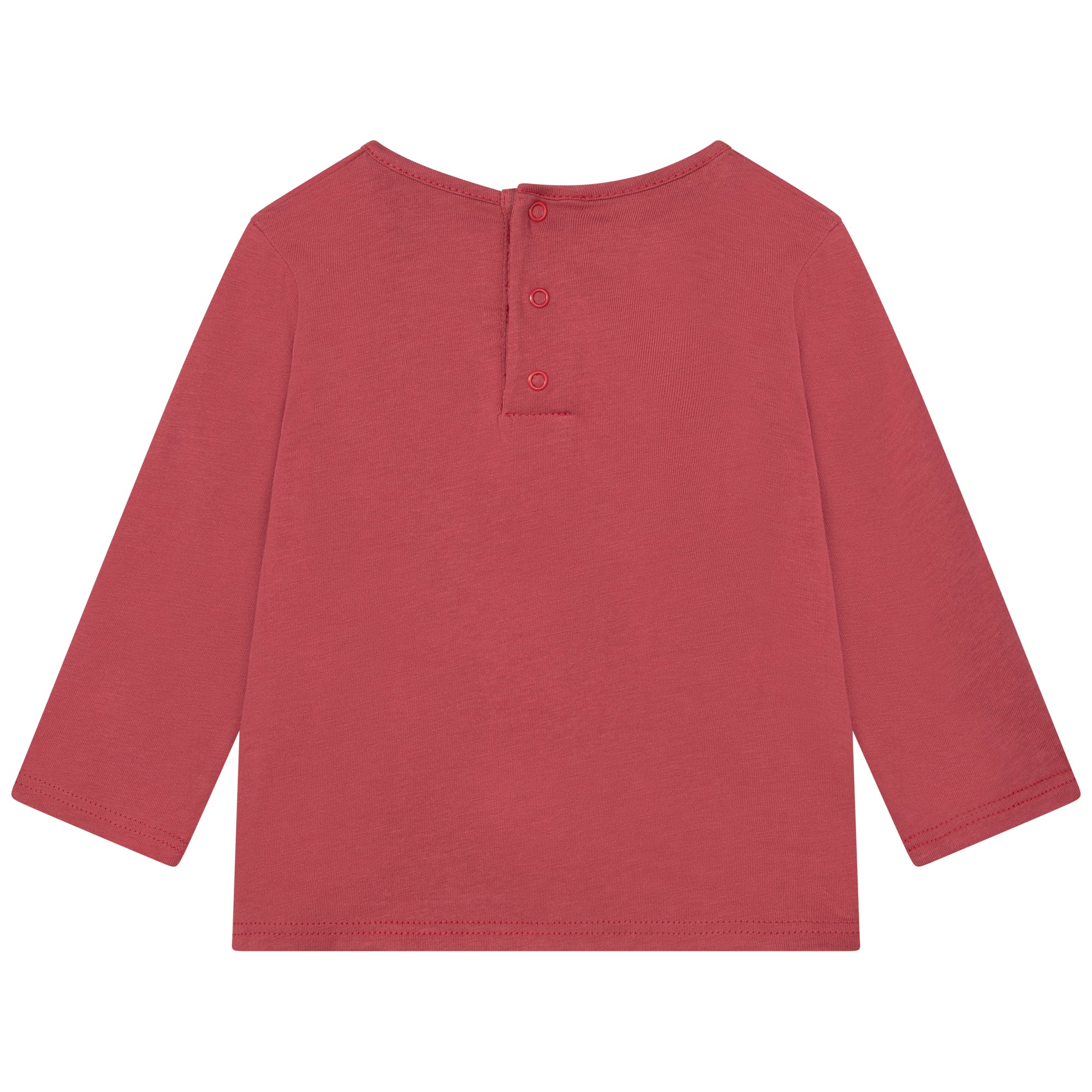 Baby Girls Pink Logo Cotton T-Shirt