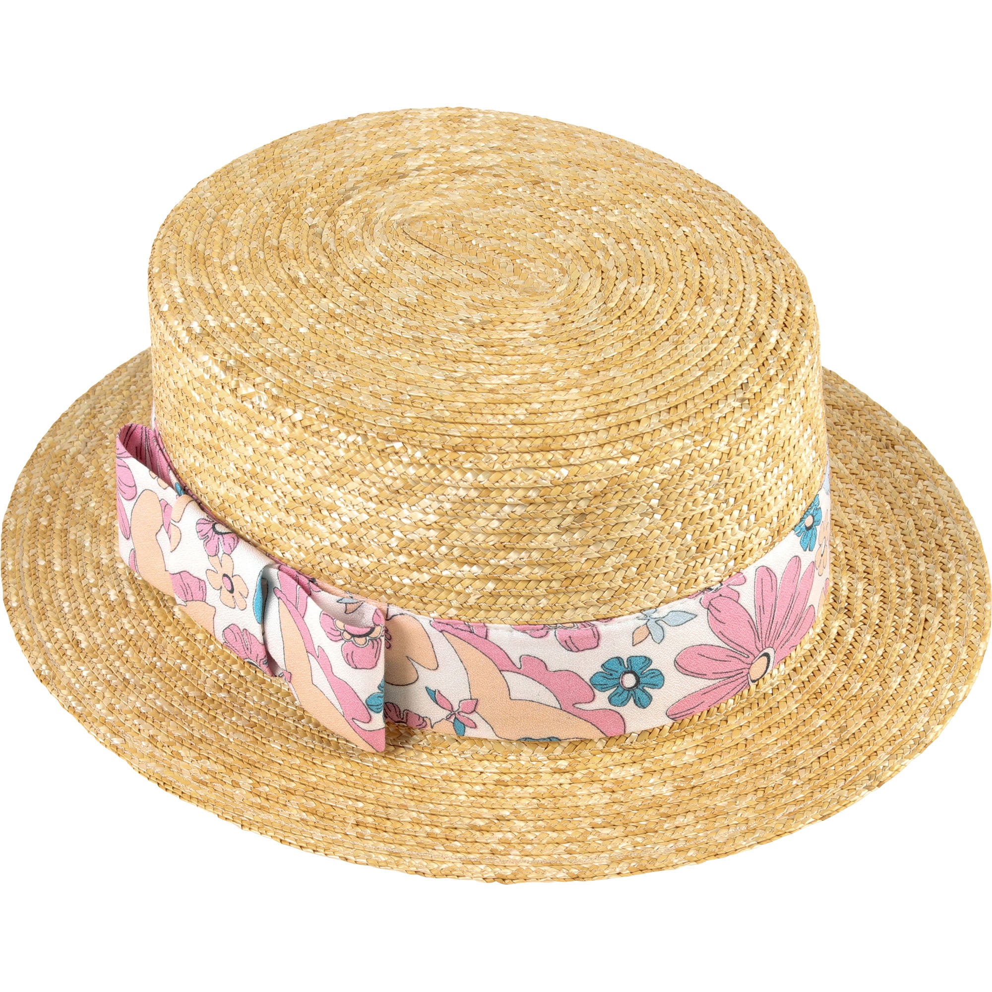 Girls Straw Sun Hat