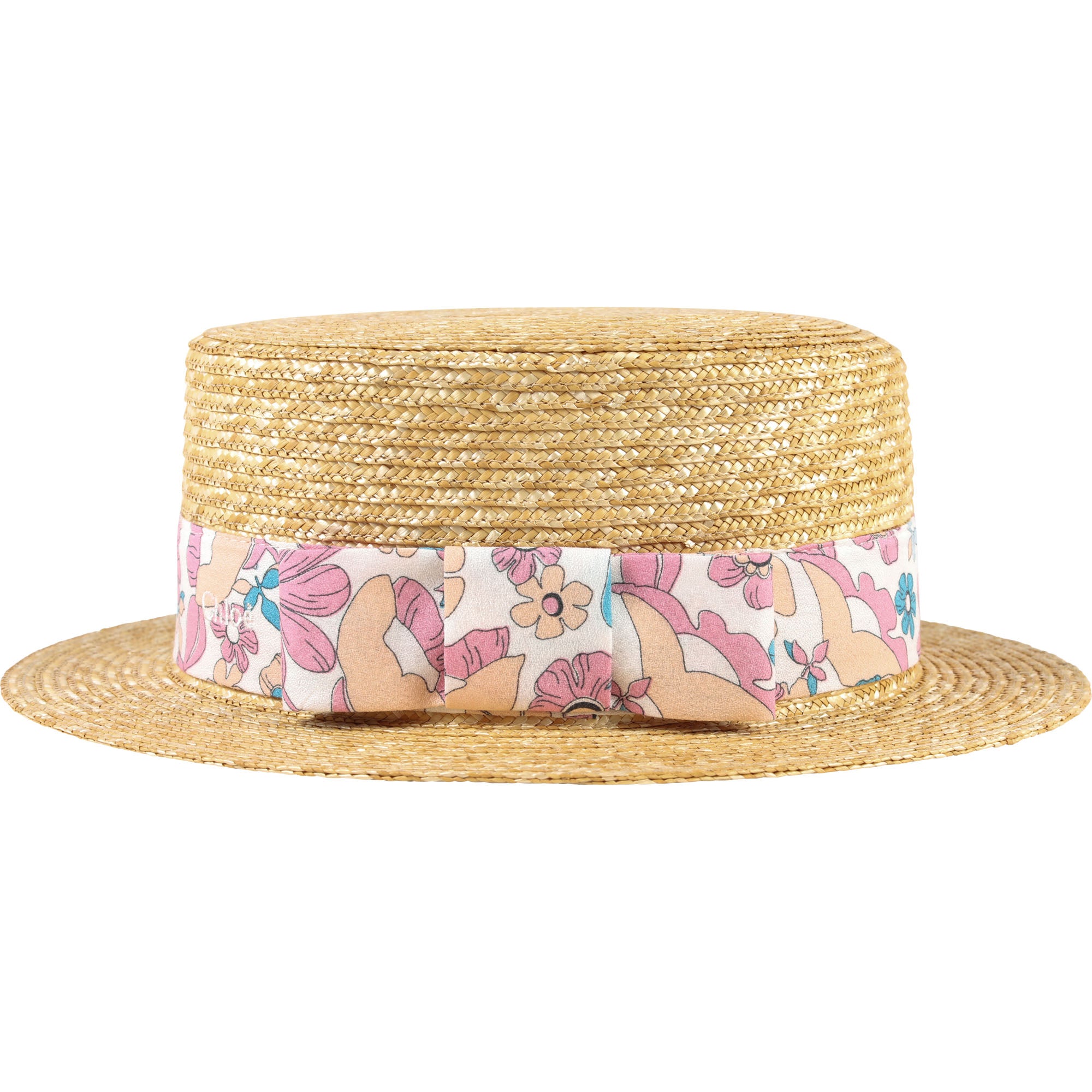 Girls Straw Sun Hat