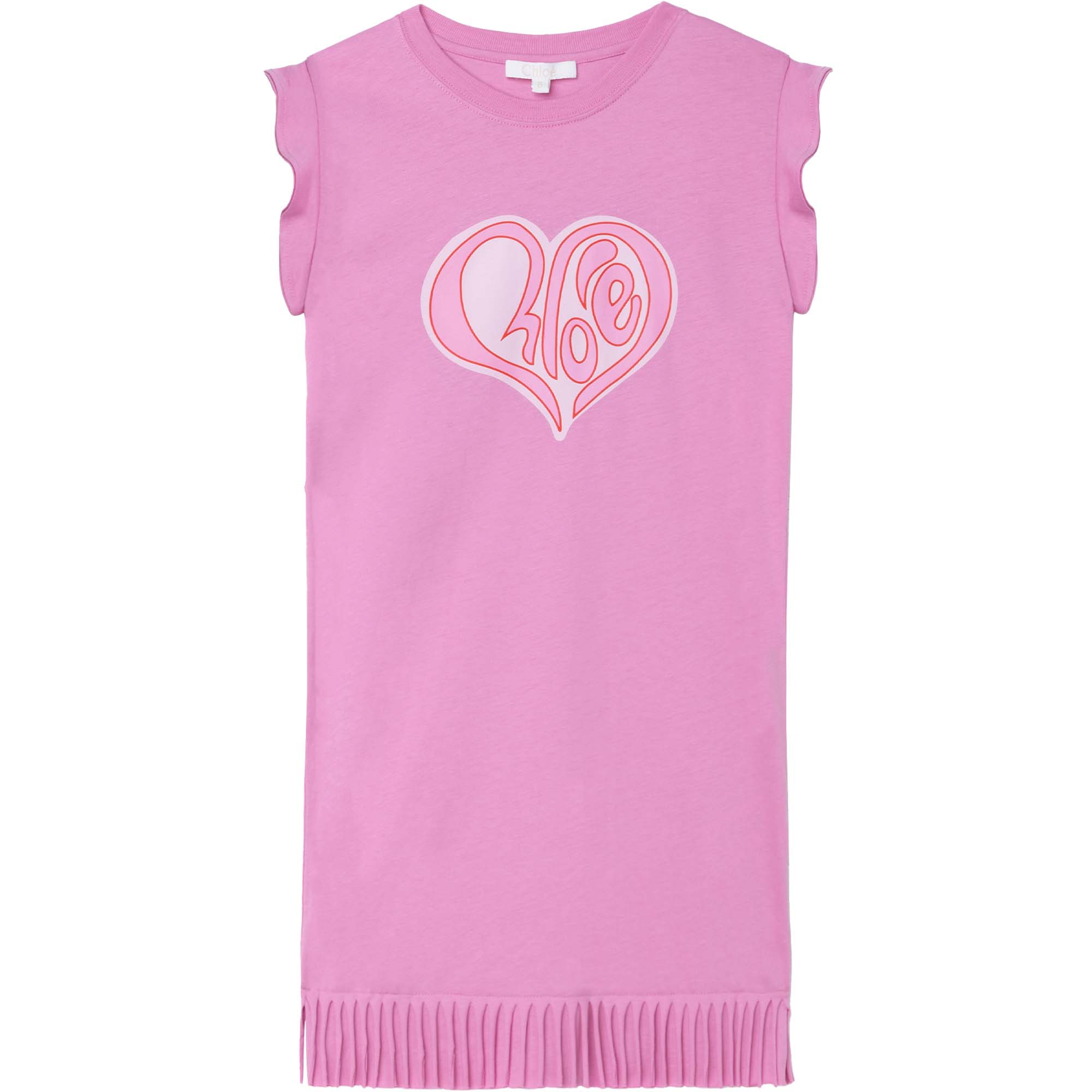 Girls Light Pink Cotton Dress
