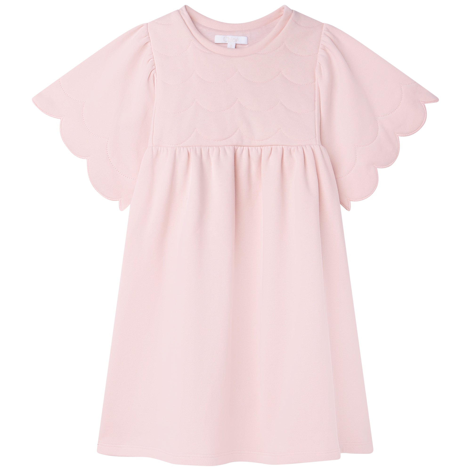 Girls Pink Cotton Dress