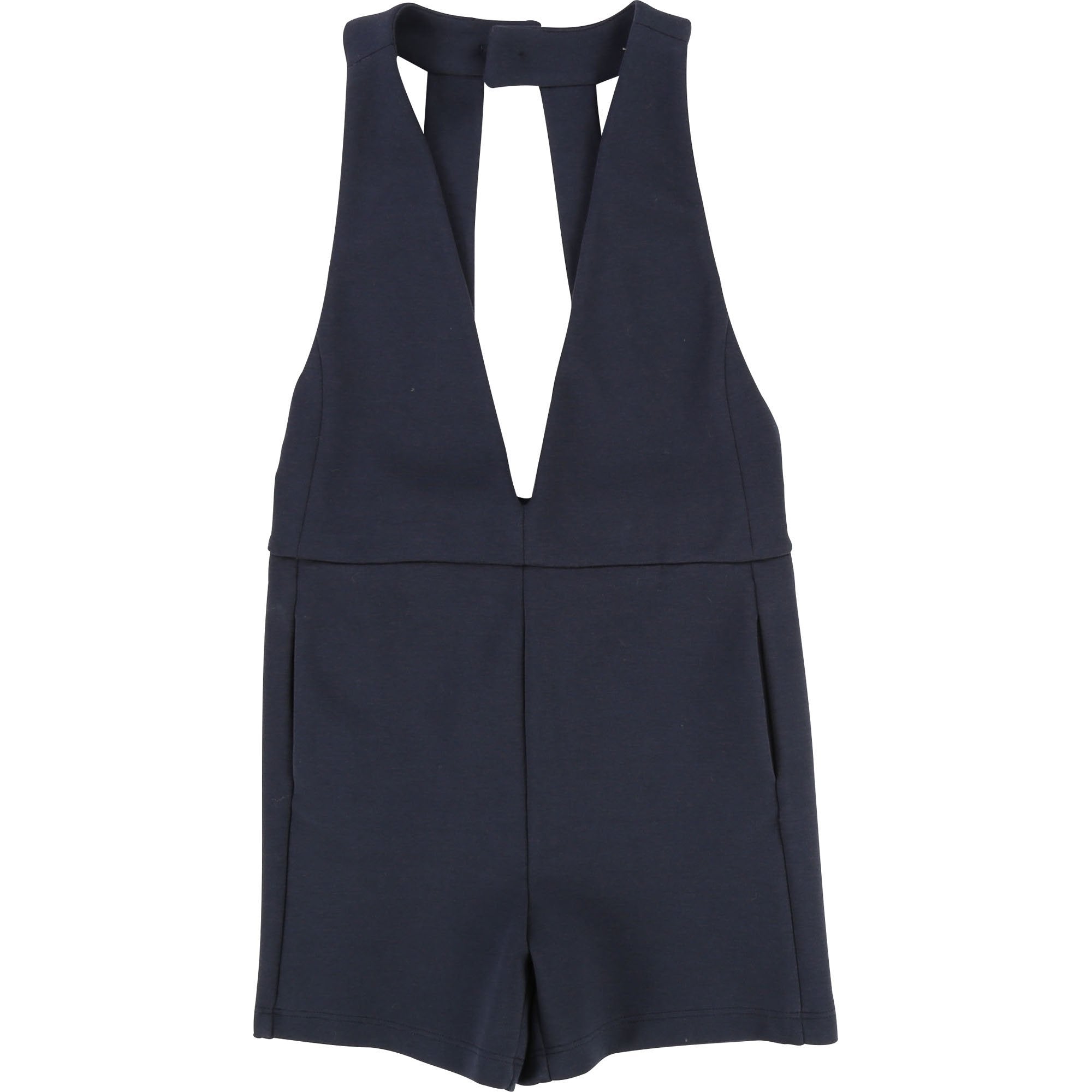Girls Blue Cotton Combi Shorts