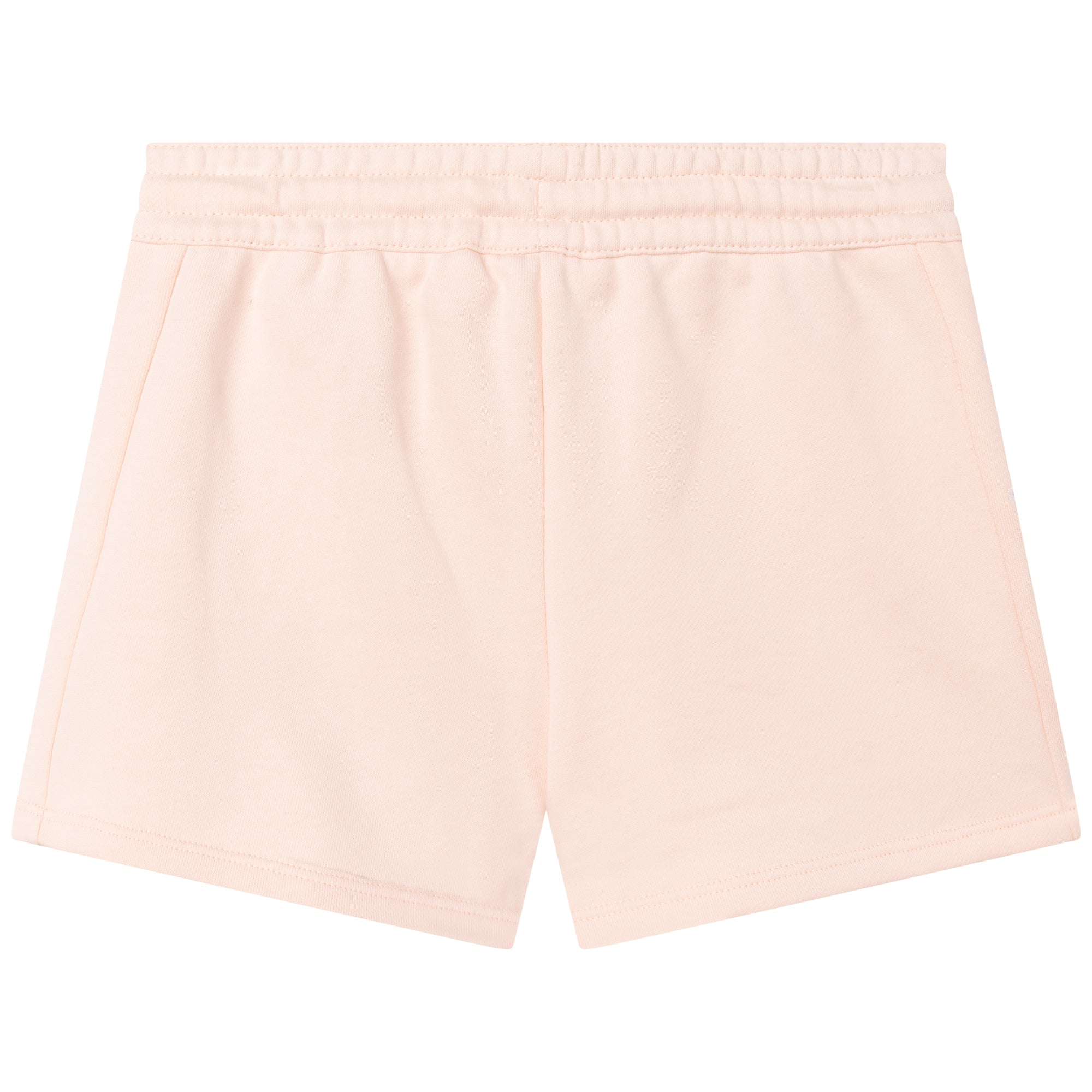 Girls Pink Cotton Shorts