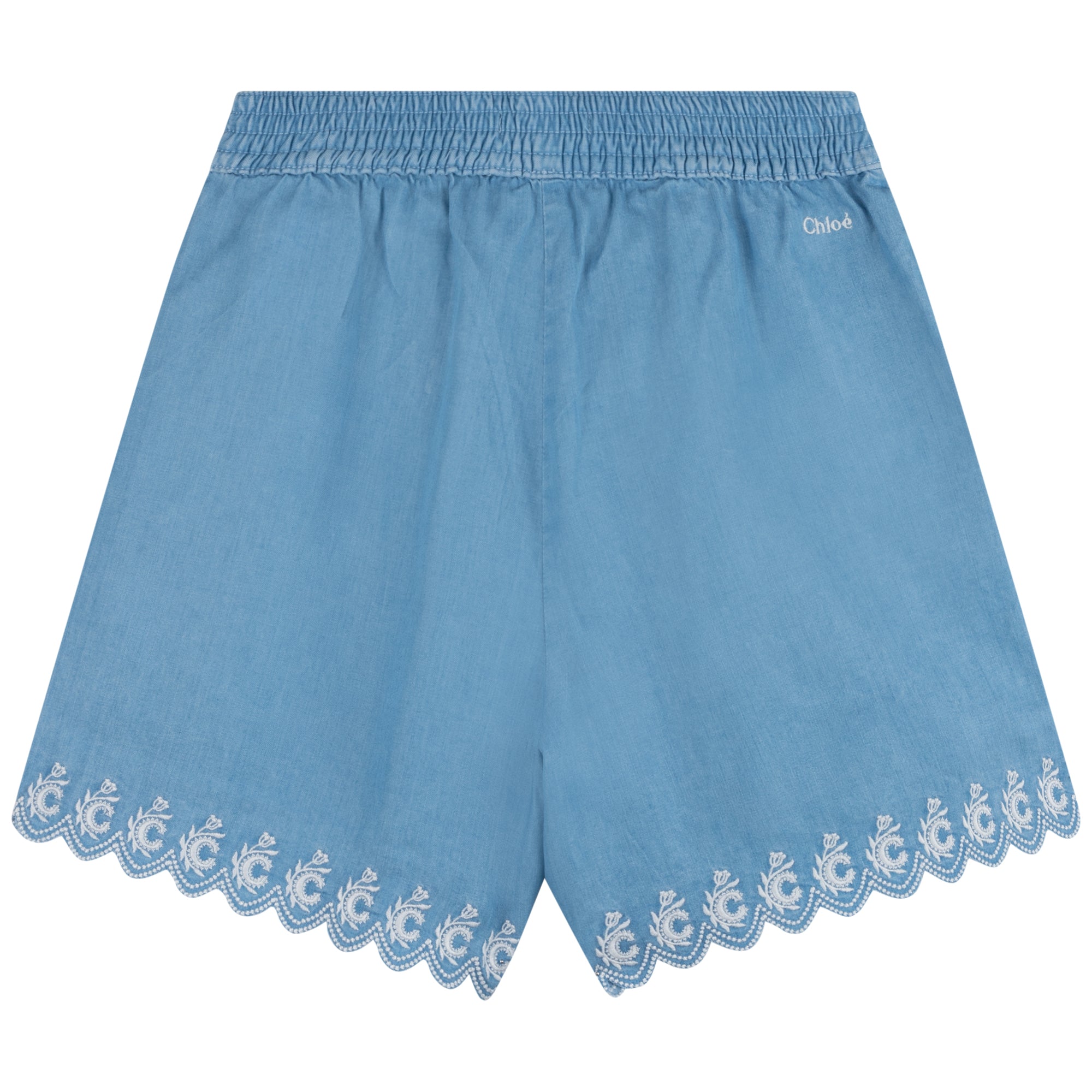 Girls Blue Denim Shorts