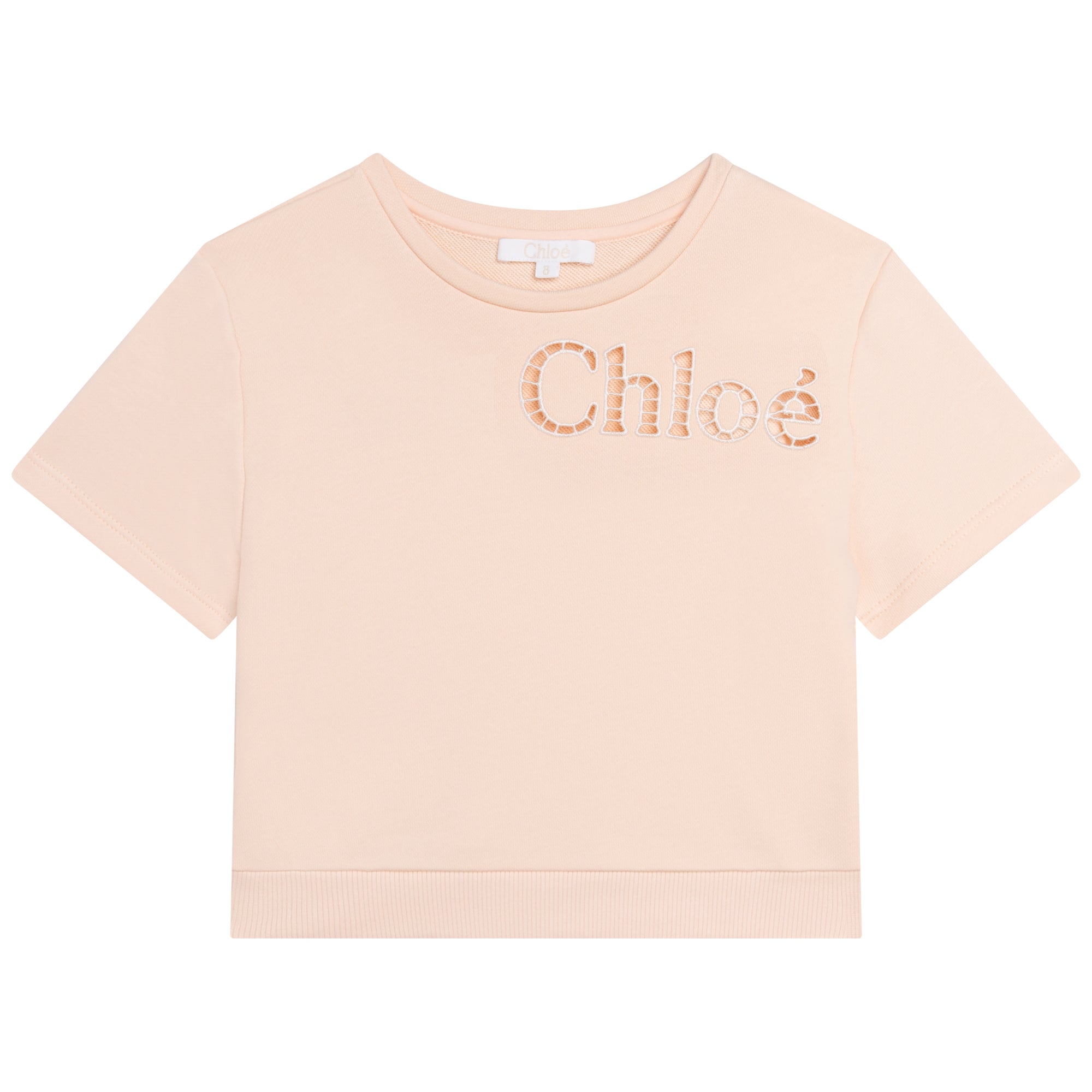 Girls Pink Cotton T-Shirt