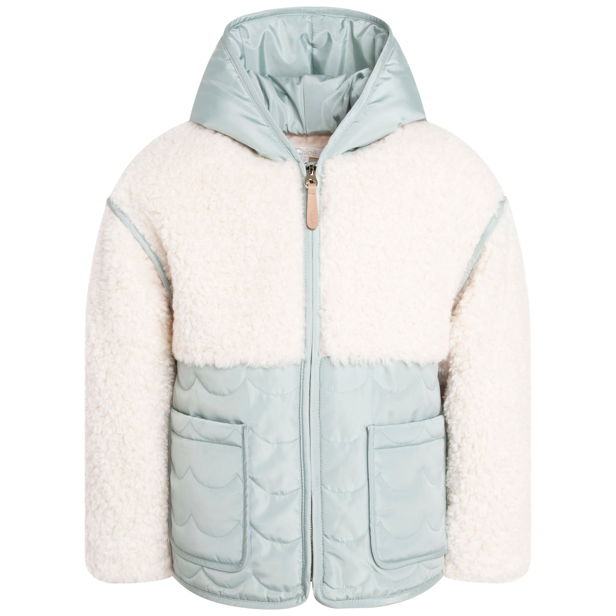 Girls Green Padded Jacket