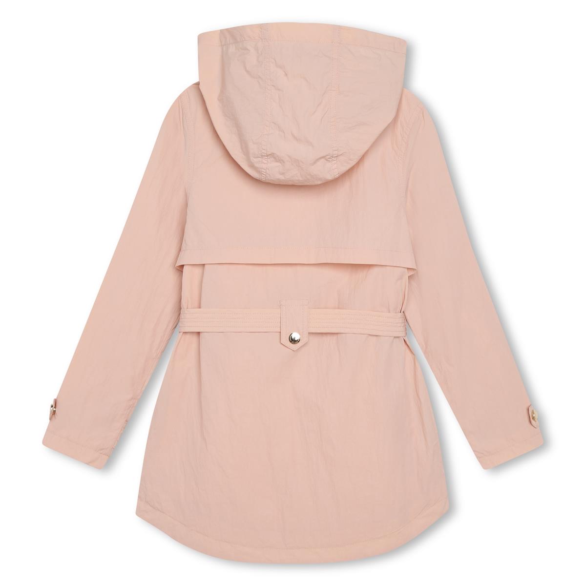 Girls Pink Hooded Jacket
