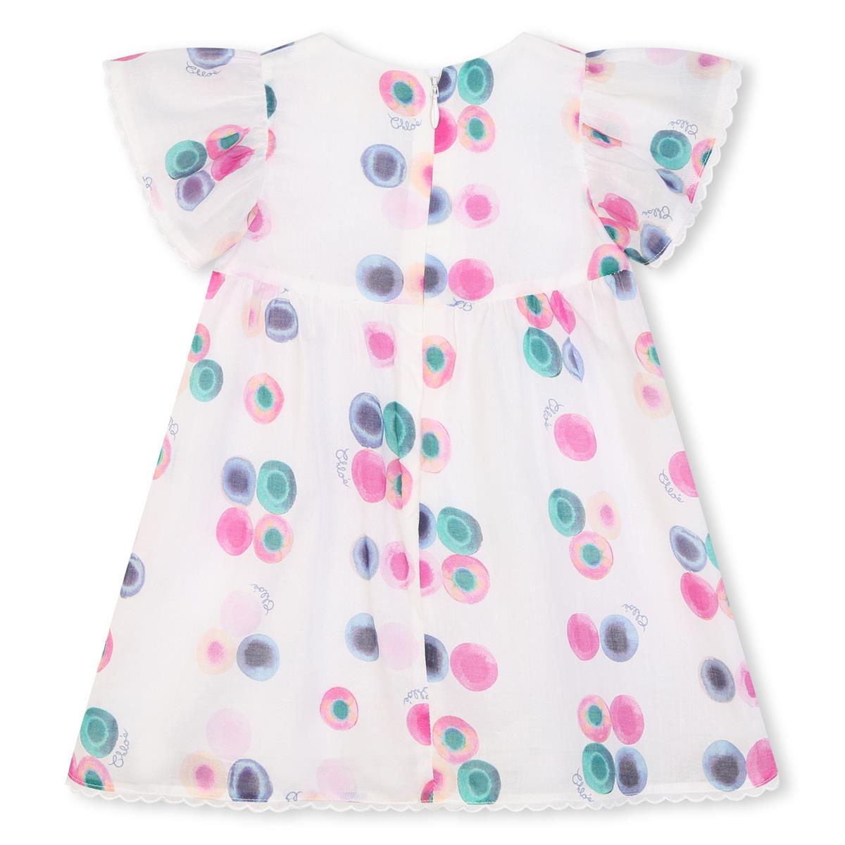 Baby Girls White Cotton Dress
