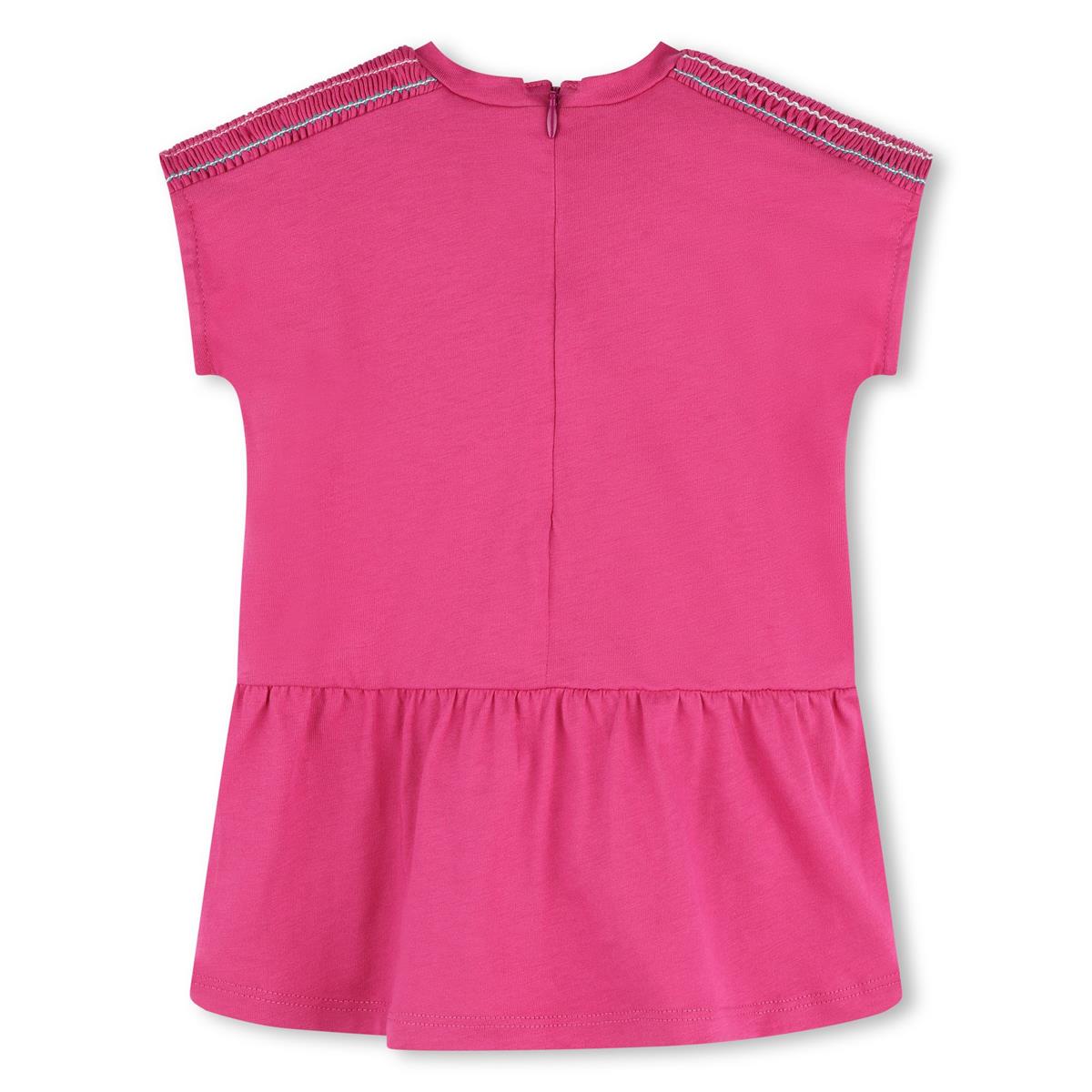Baby Girls Fuchsia Cotton Dress