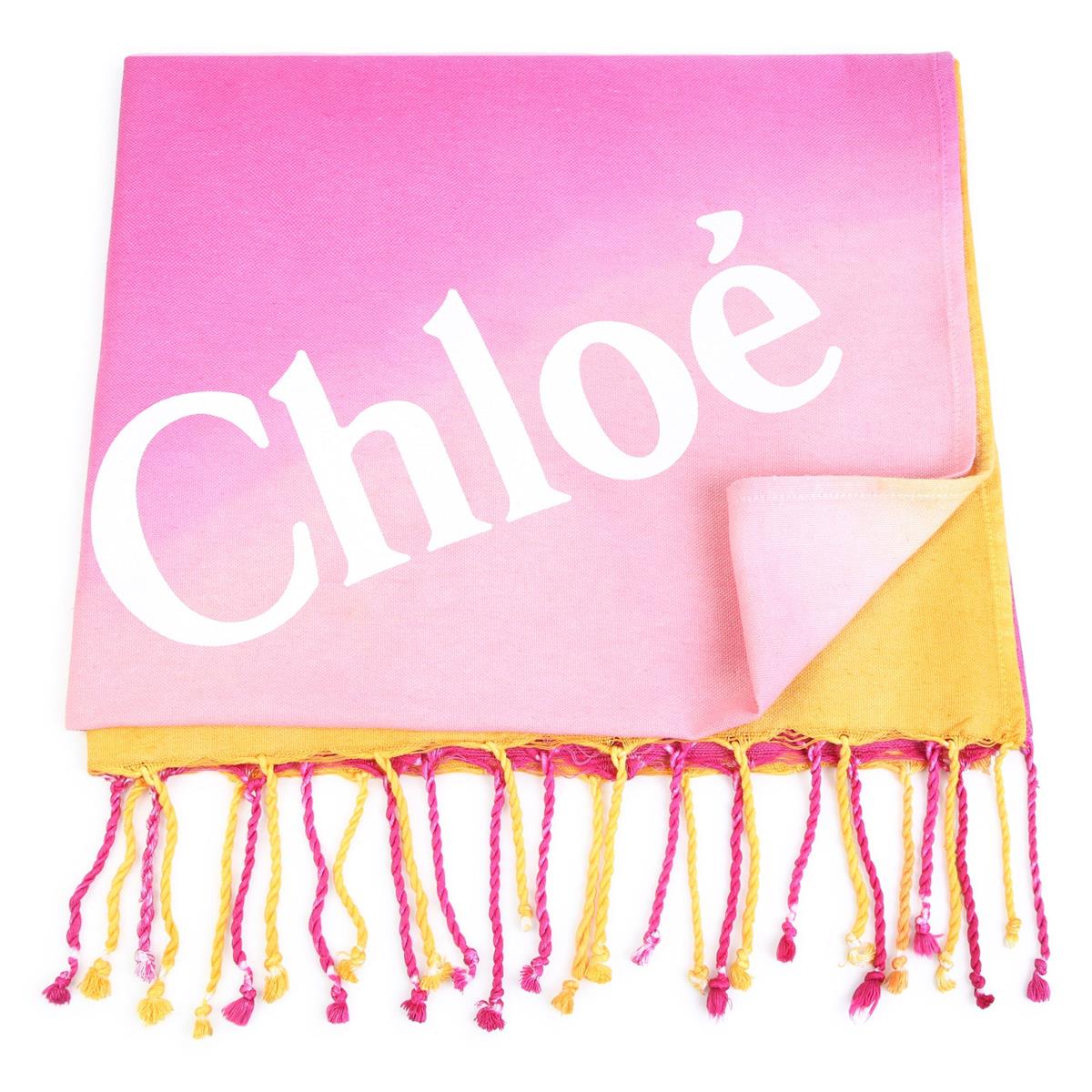 Girls Pink Logo Beach Towel(150cm x 82.5cm)