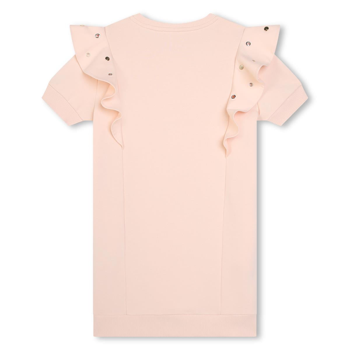 Girls Light Pink Cotton Dress
