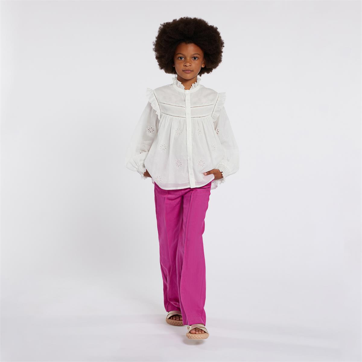Girls Fuchsia Trousers