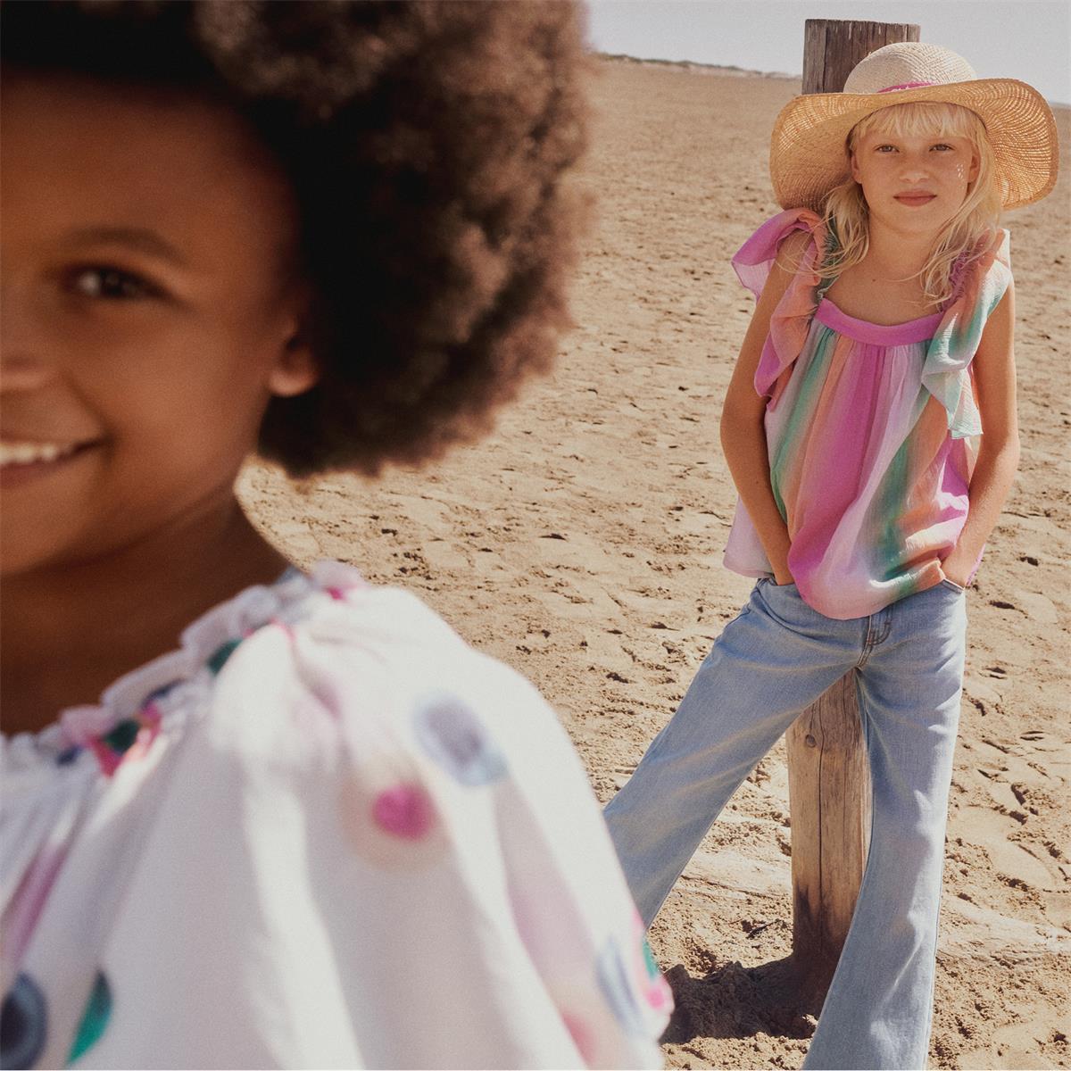 Girls Multicolor Top