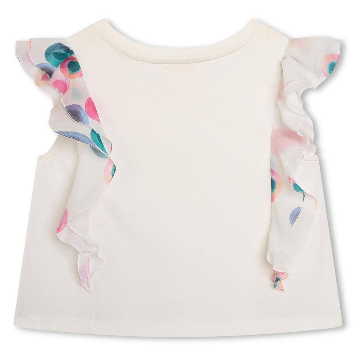 Girls White Cotton Top