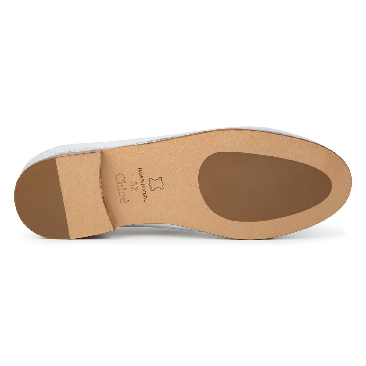 Girls Silver Flat Shoes