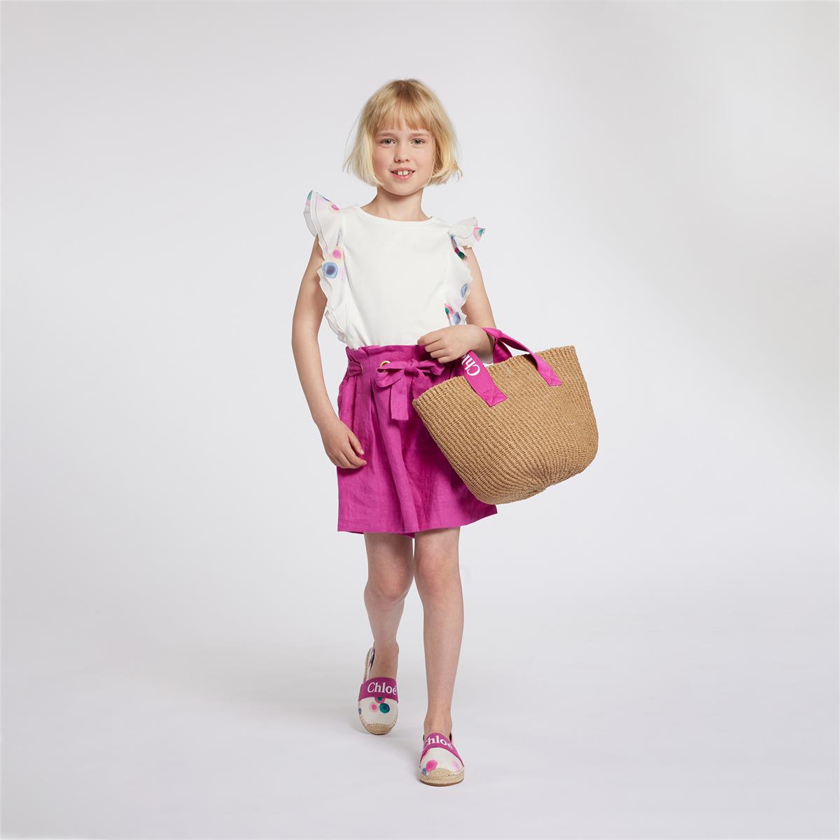 Girls White Flat Shoes