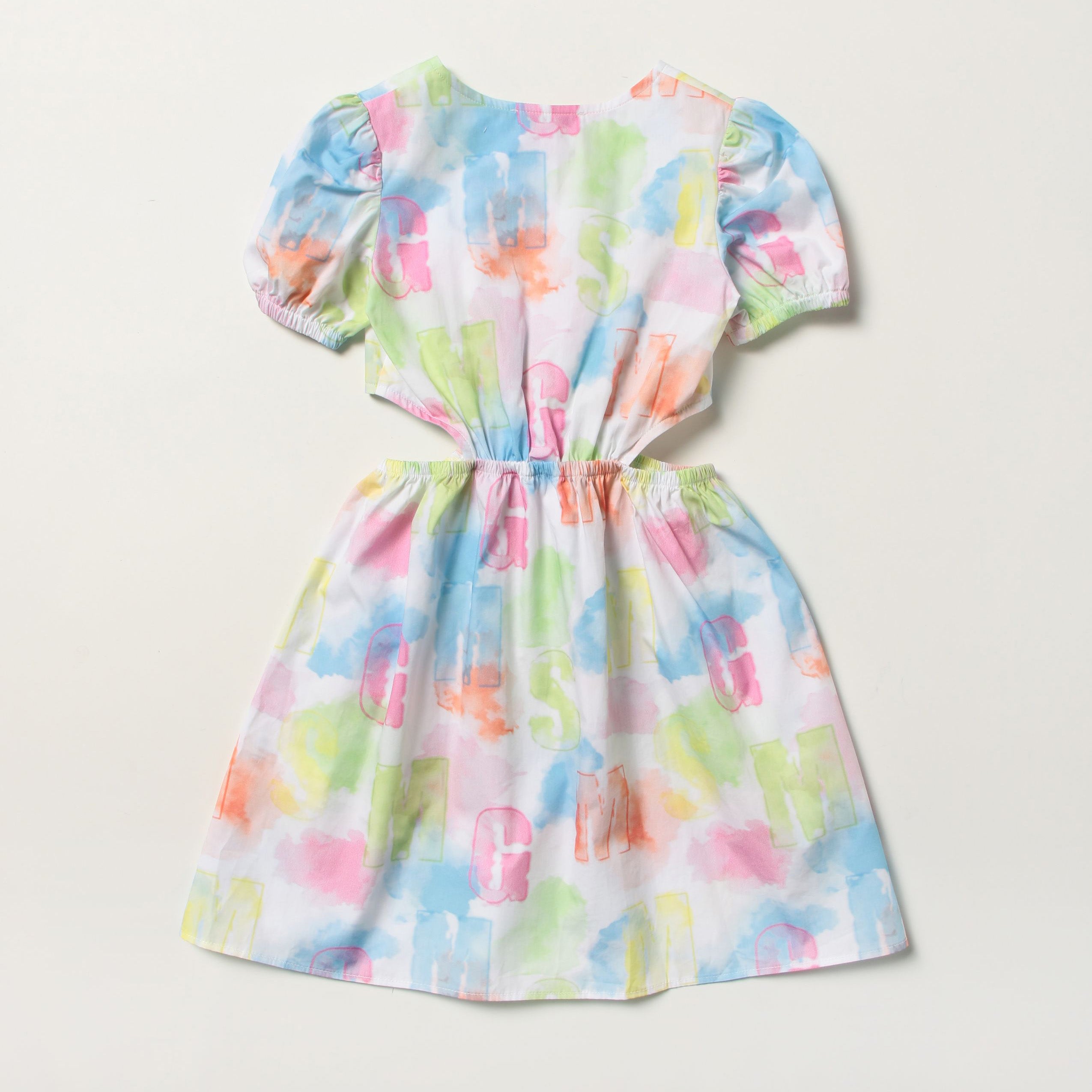 Girls Multicolor Cotton Dress