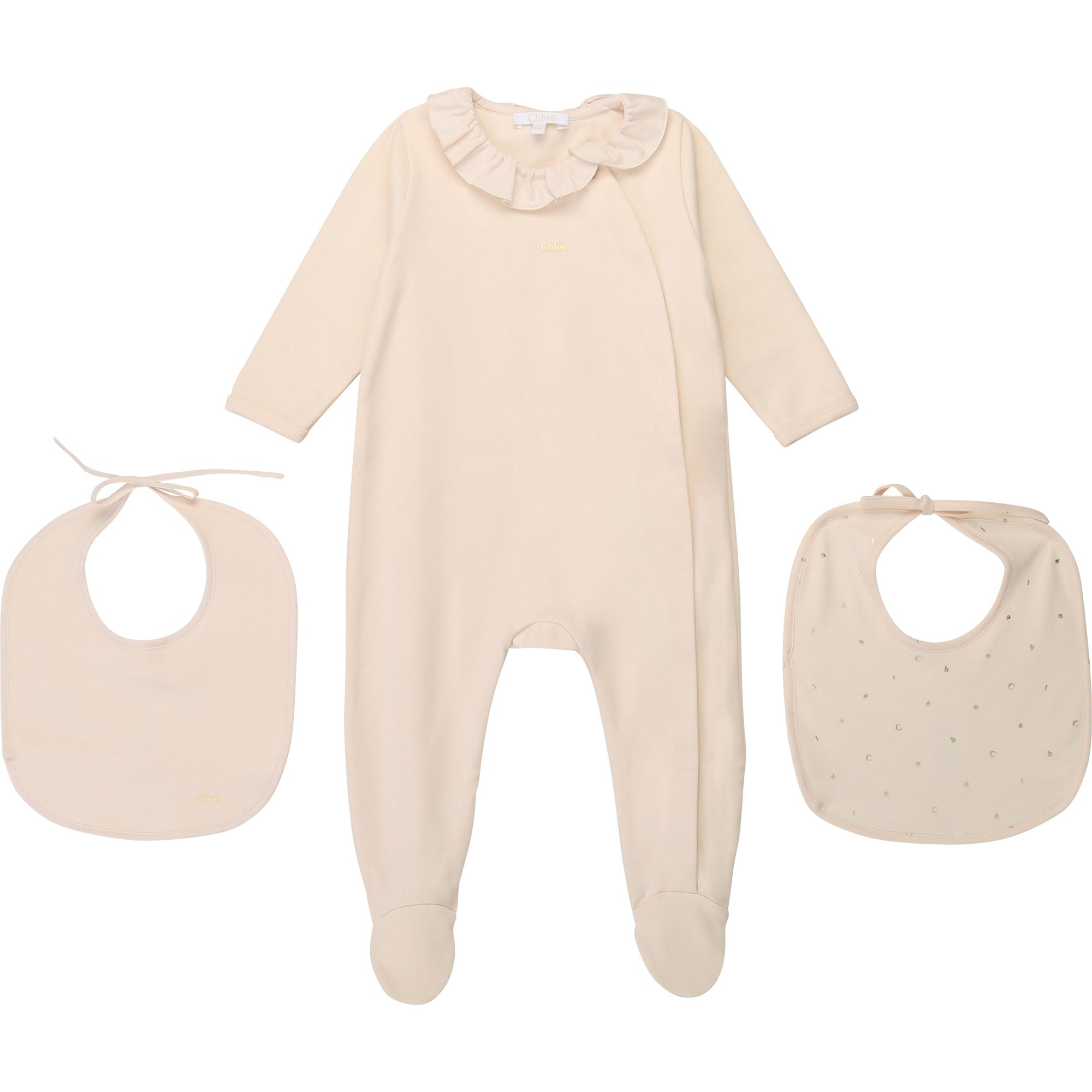 Baby Girls Light Pink Cotton Set
