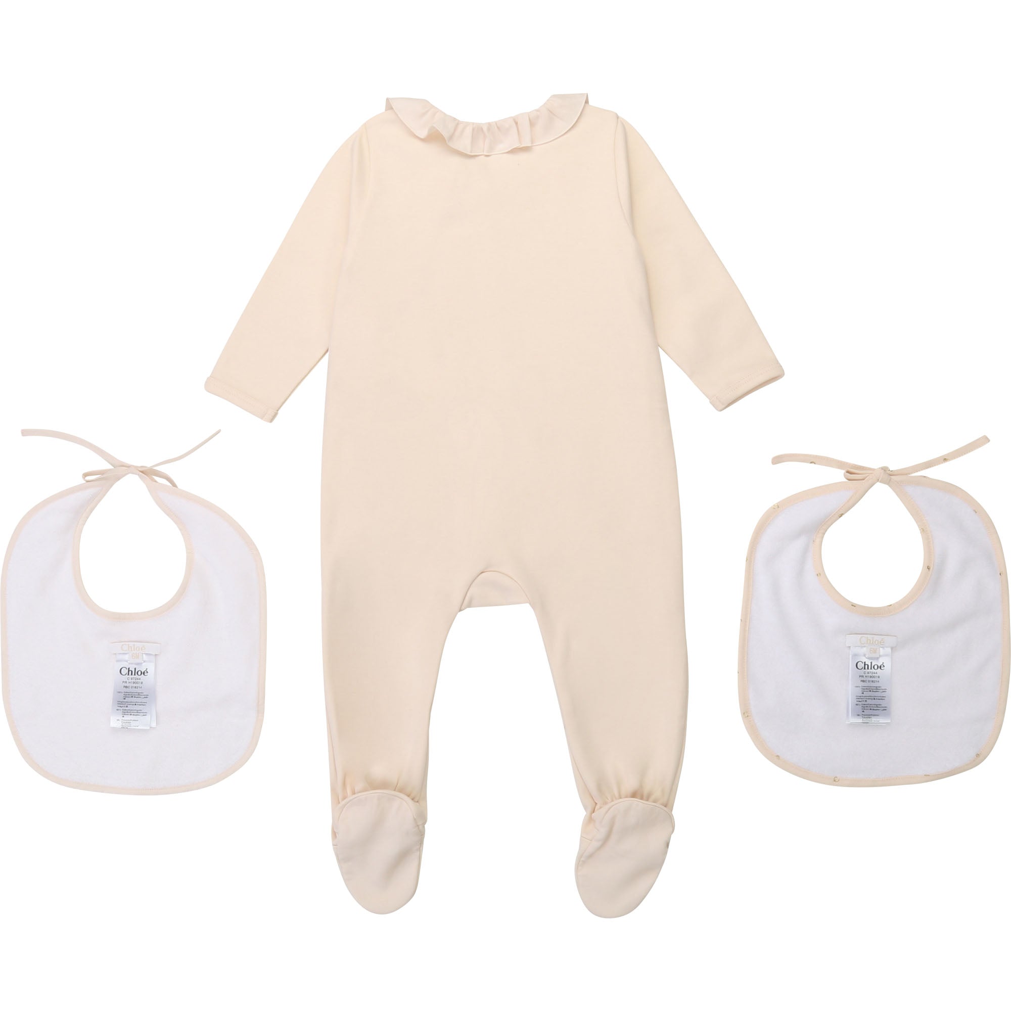 Baby Girls Light Pink Cotton Set