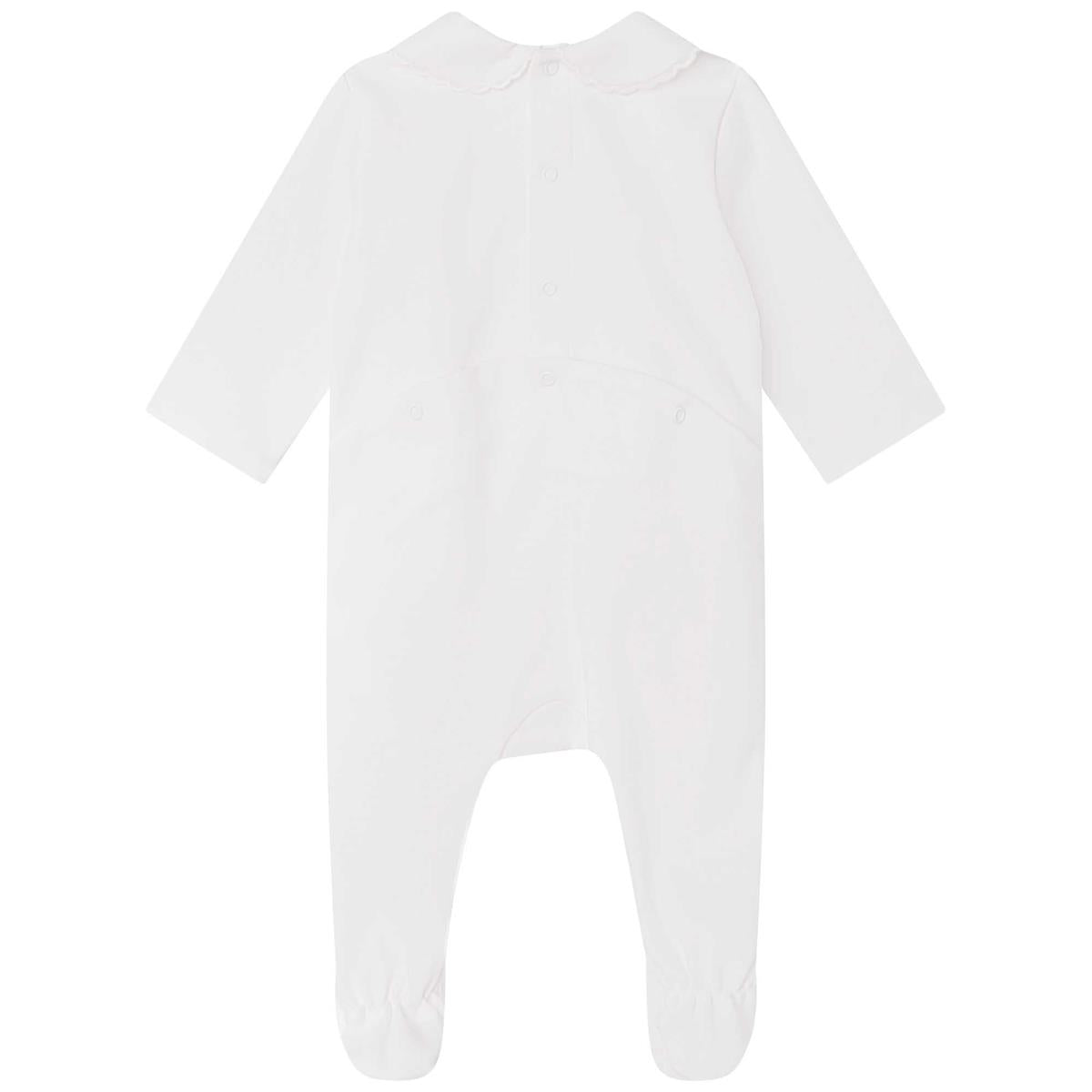 Baby Girls White Babysuit