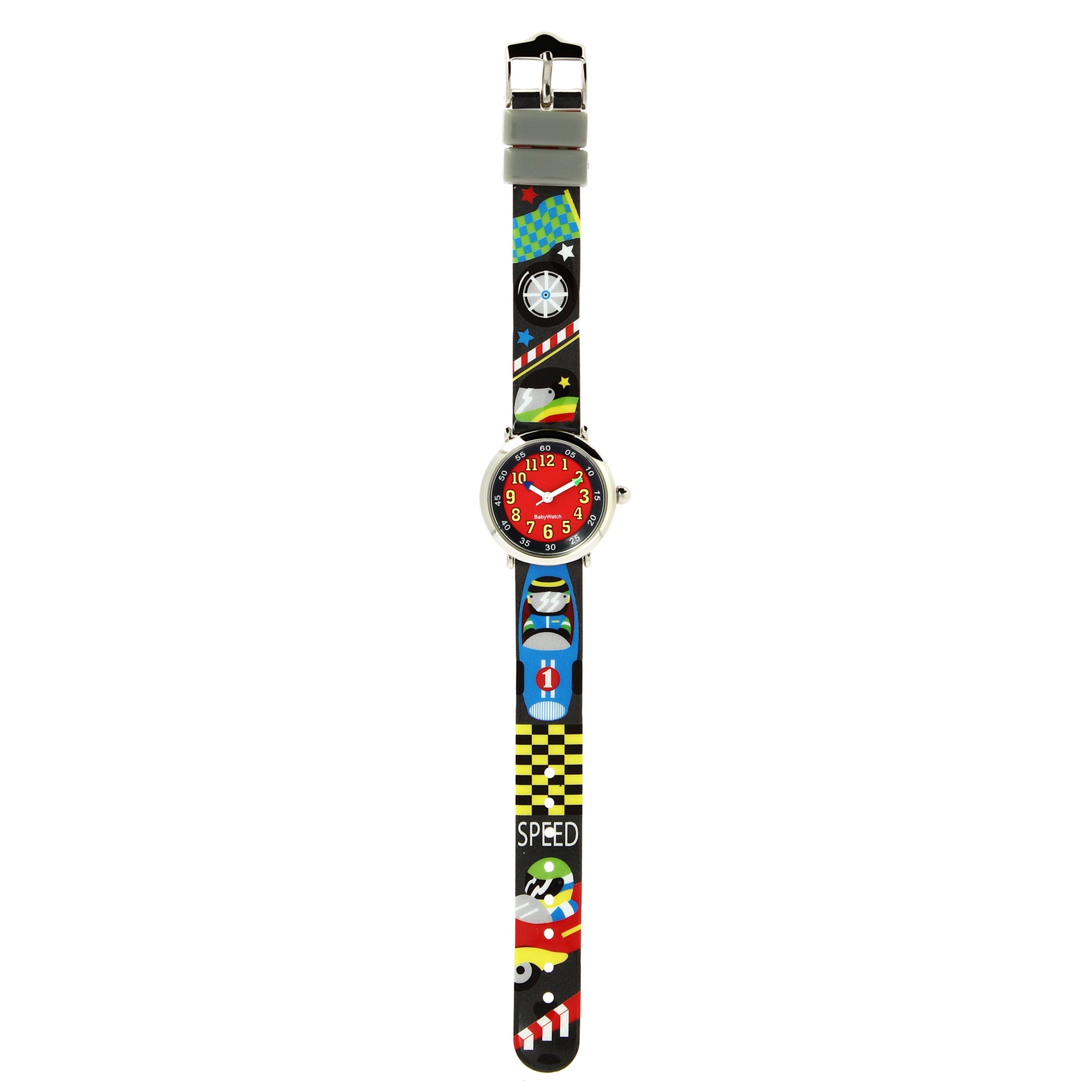 Boys Black Racing Watch(4-7Y)
