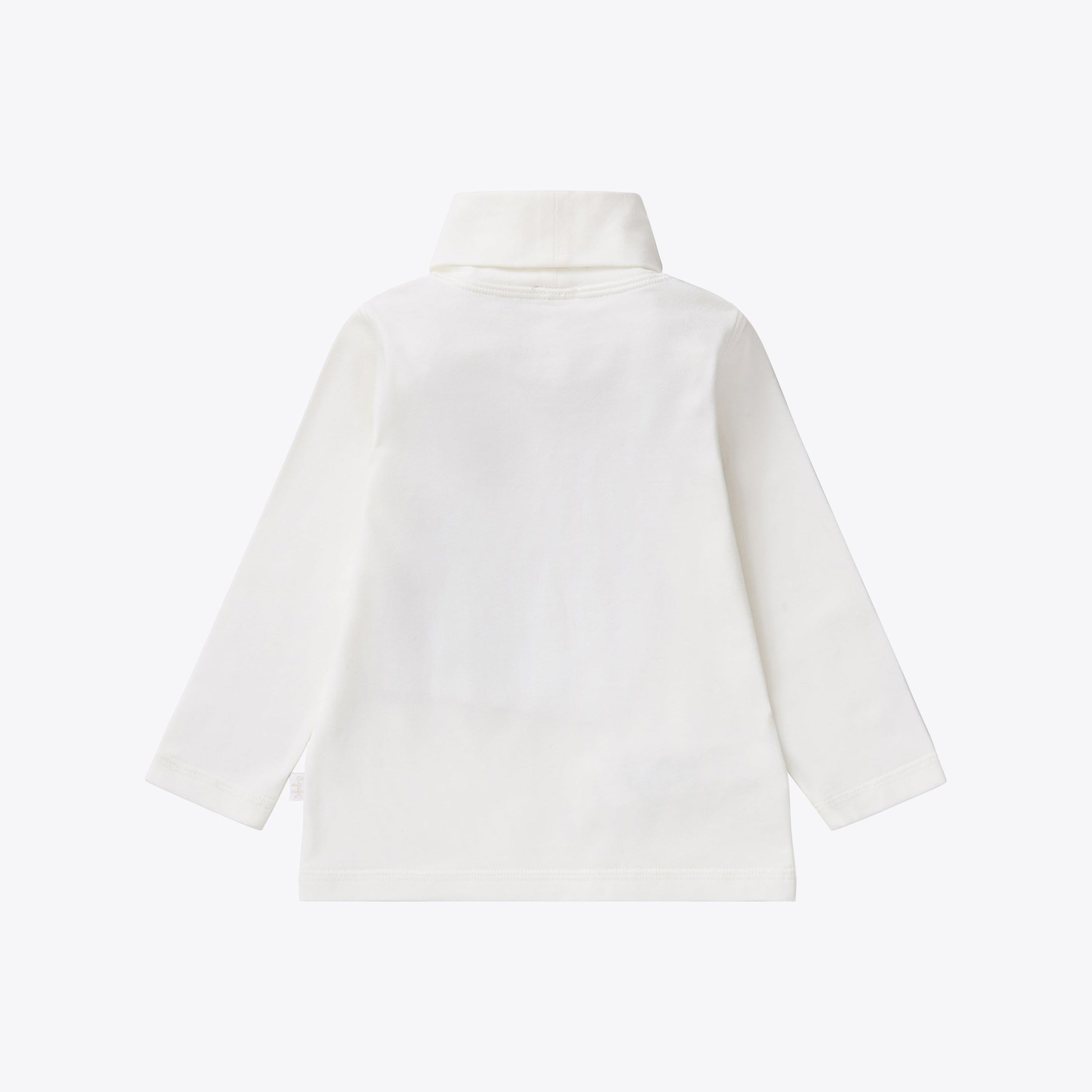 Girls White Cotton T-Shirt