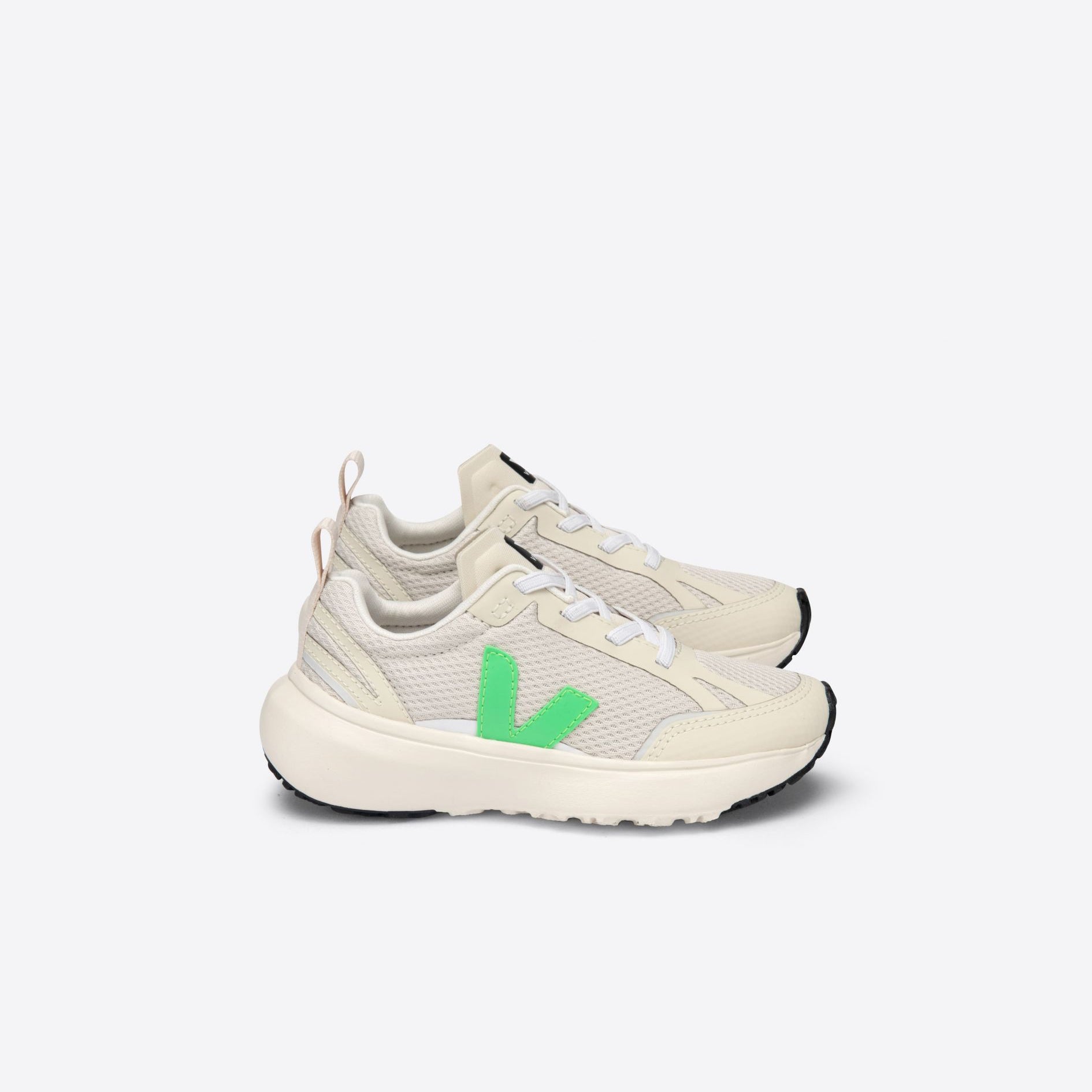 Boys & Girls Green "CANARY ALVEOMESH" Shoes