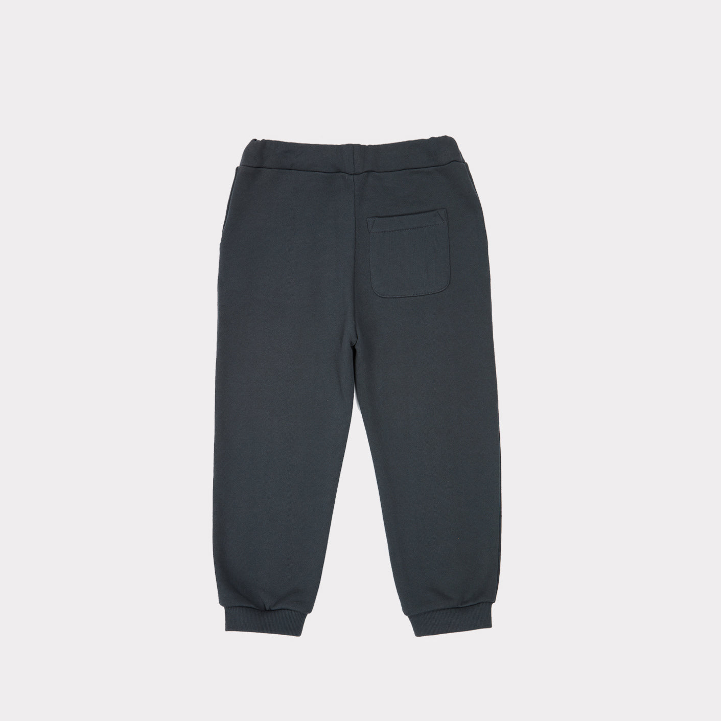 Boys & Girls Dark Grey Cotton Trousers