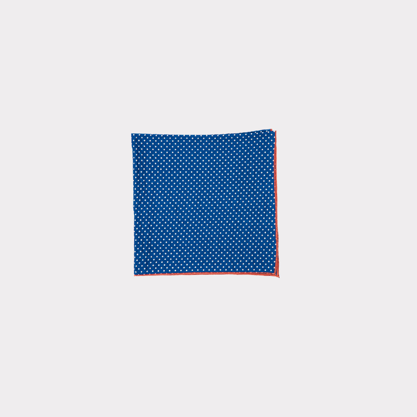 Girls Blue Dots Cotton Scarf