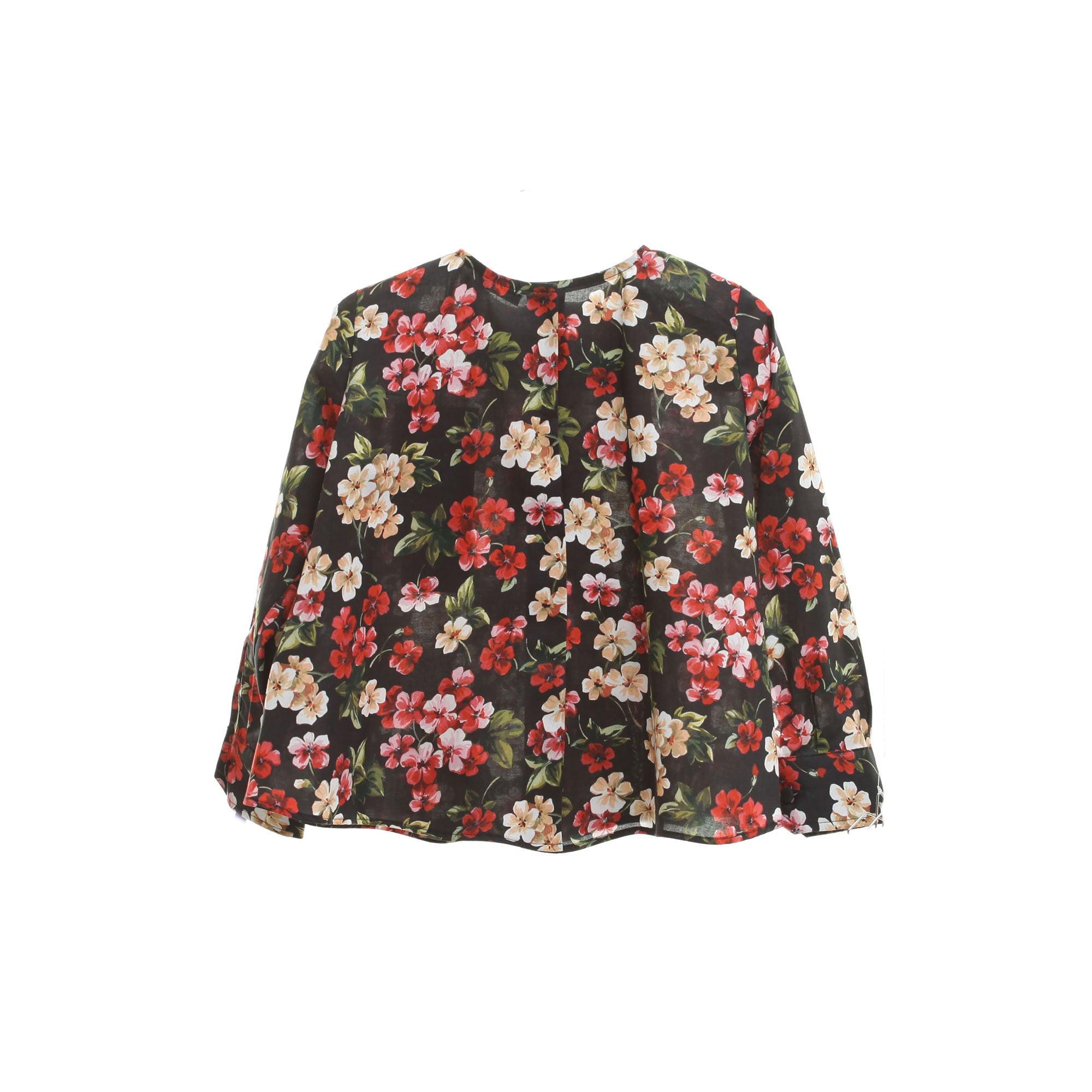 Girls Multicolor Allover Flower Printed Blouse - CÉMAROSE | Children's Fashion Store - 2