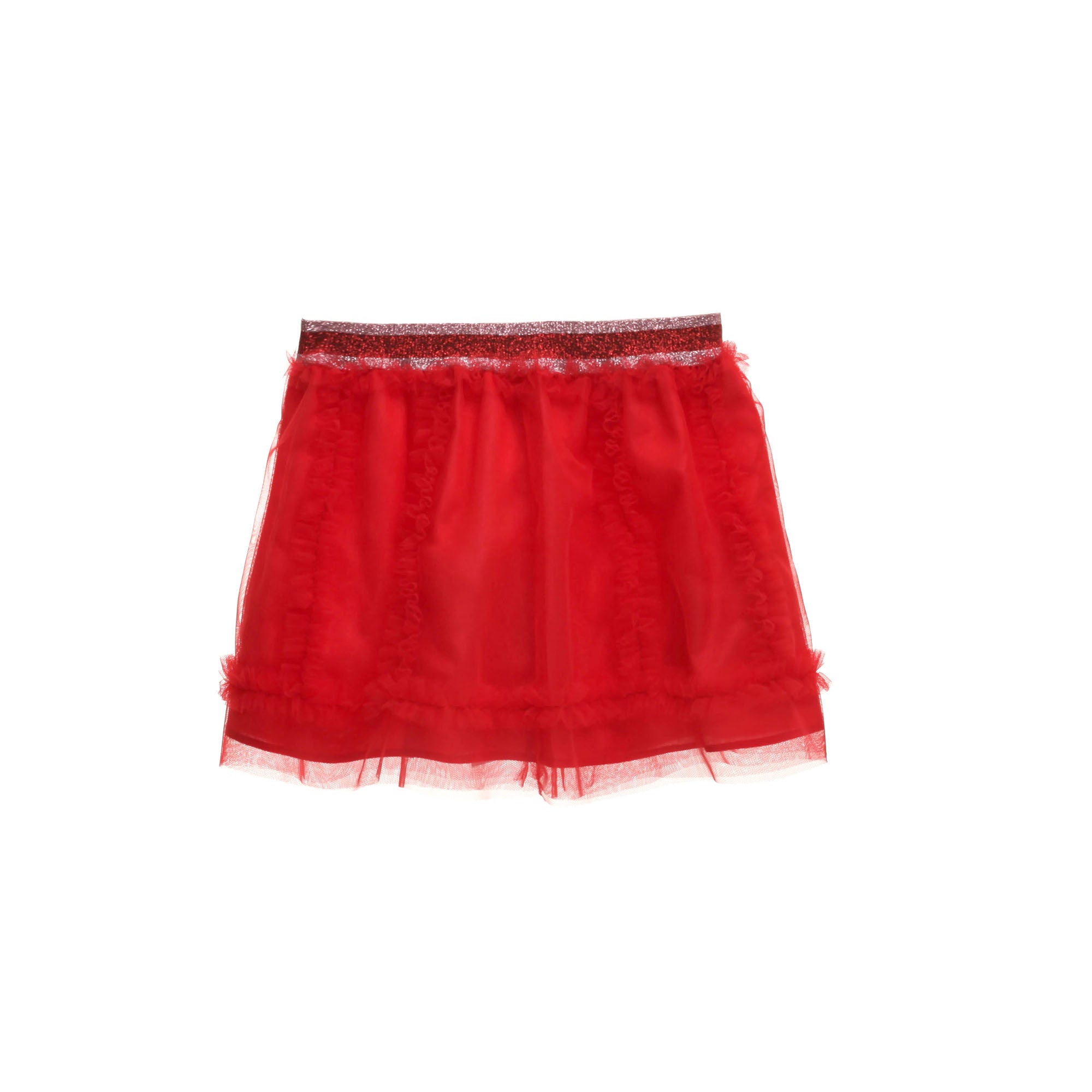 Baby Girls Scarlet Red Lace Trims Skirt - CÉMAROSE | Children's Fashion Store