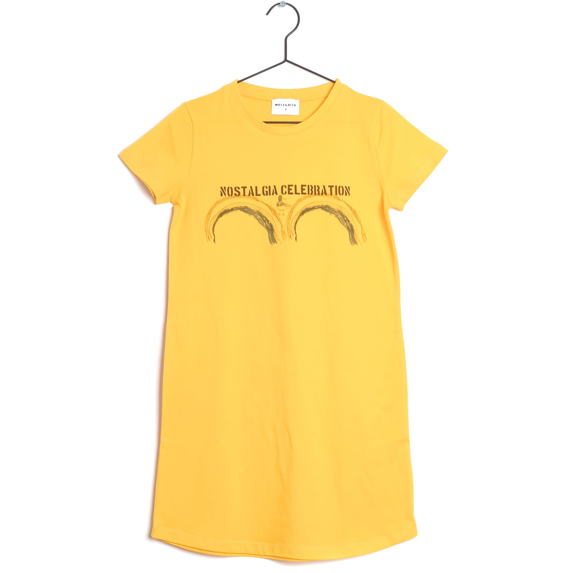 Girls Yellow Cotton Dress