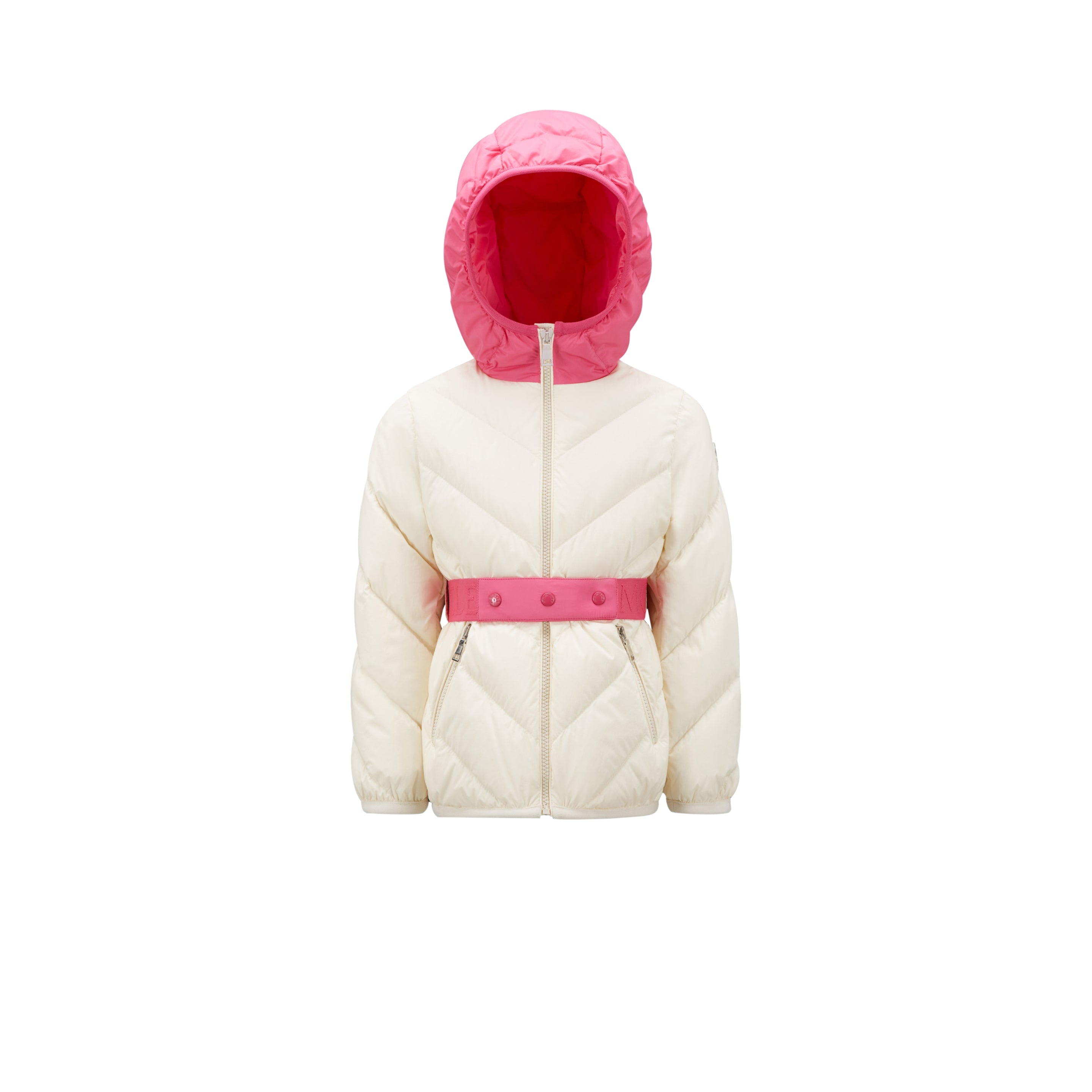 Girls White "KAORI" Padded Down Jacket