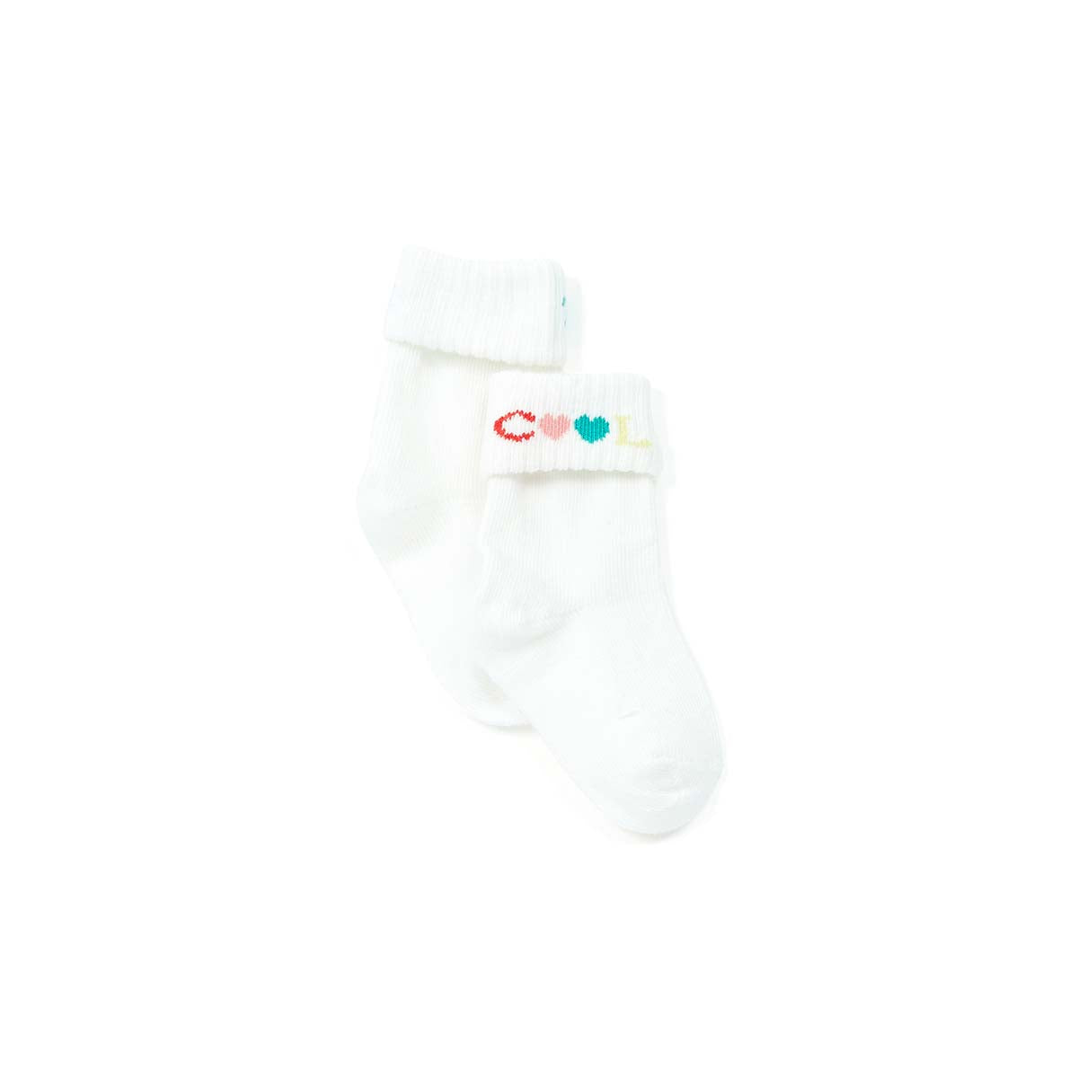 Girls White Cotton Socks