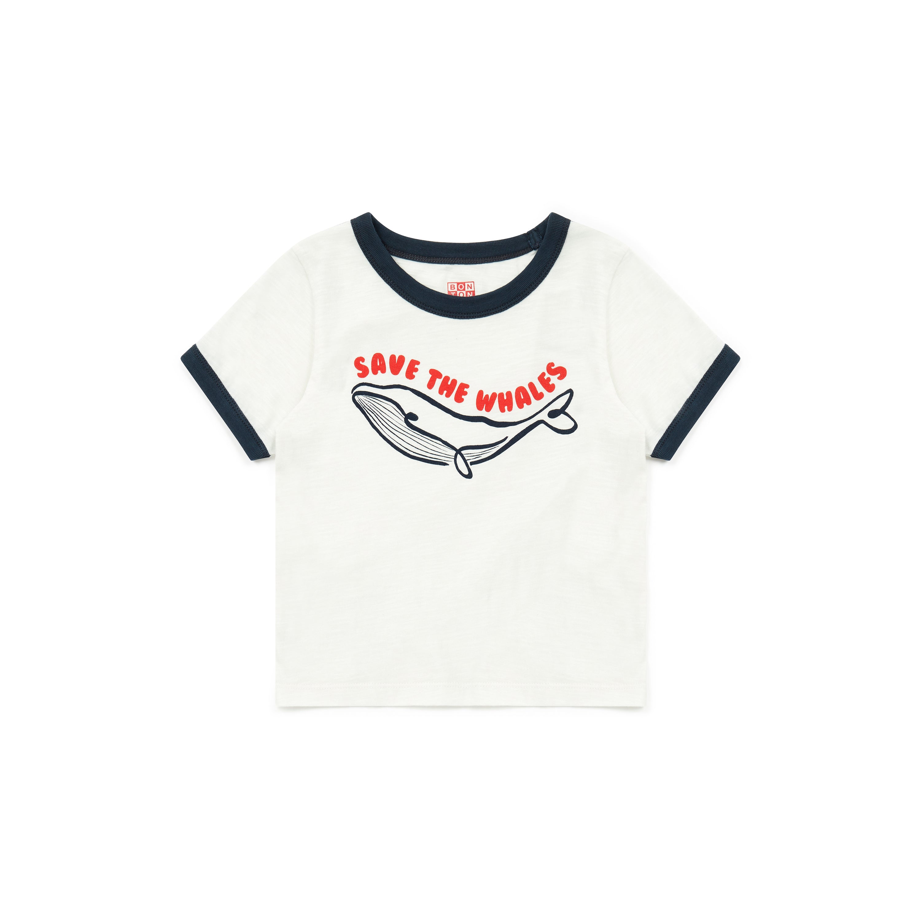 Boys White Logo Cotton T-shirt