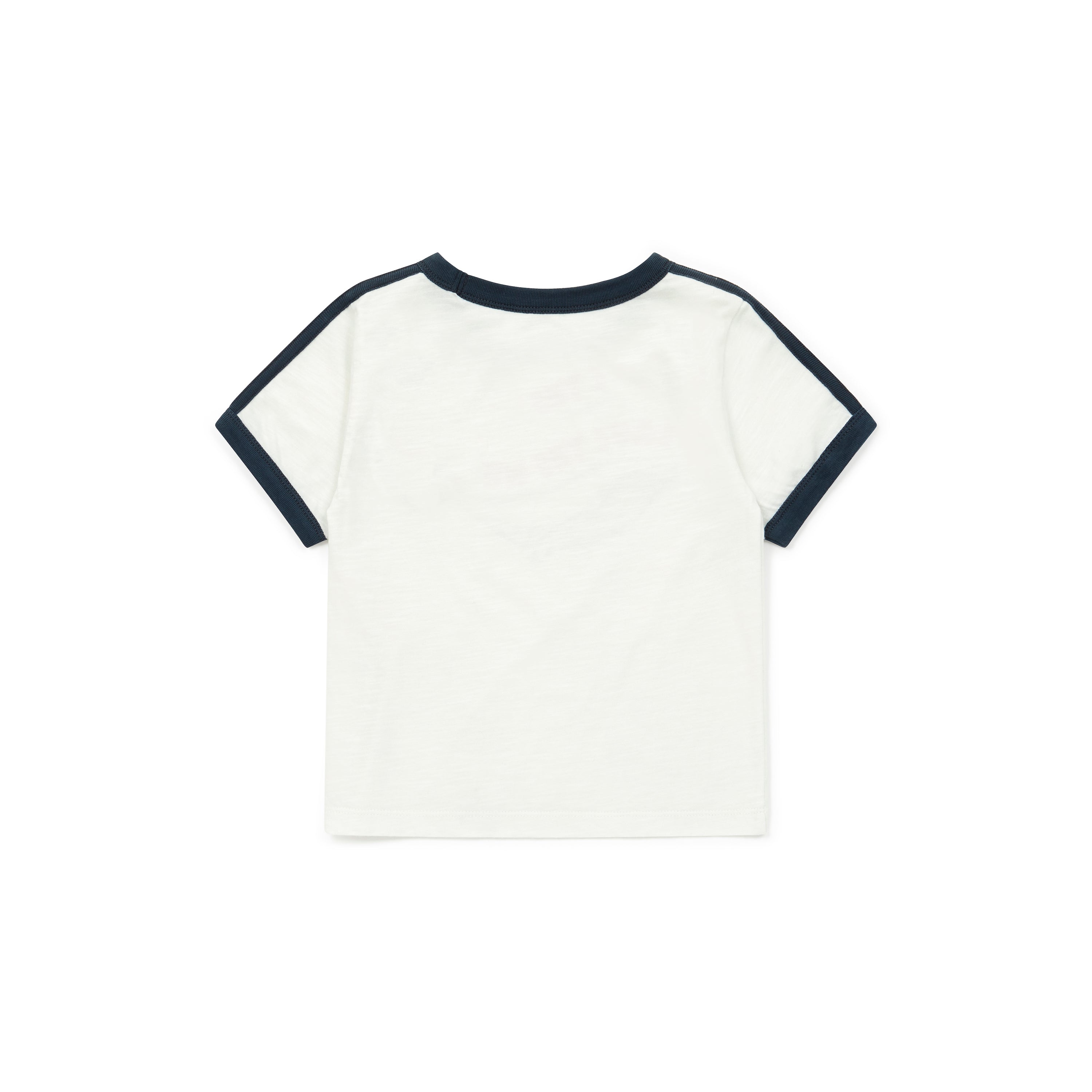 Boys White Logo Cotton T-shirt